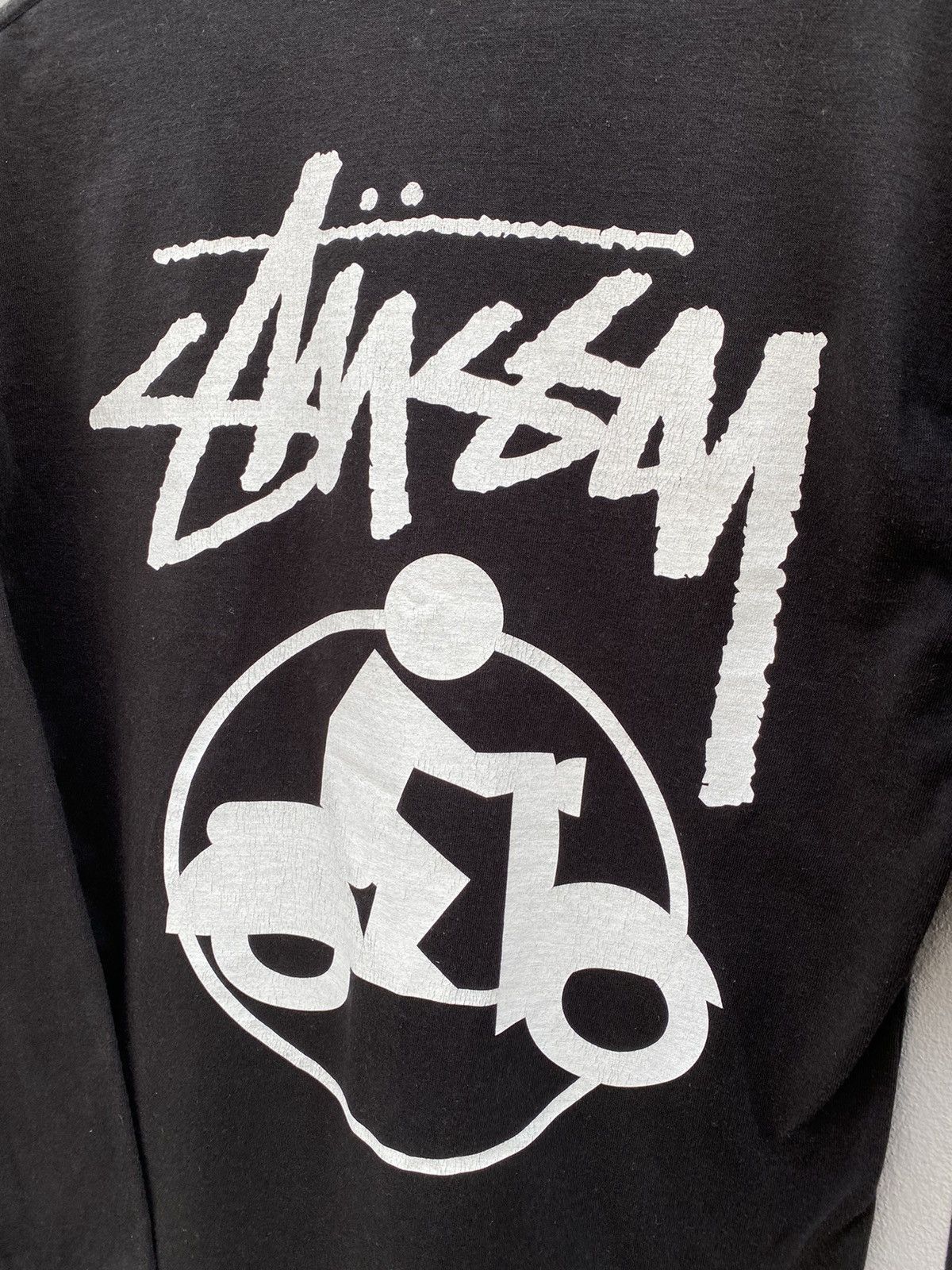 Stussy × Vintage vintage 2000s stussy x vespa scooter streetwear ls tee Size US M / EU 48-50 / 2 - 2 Thumbnail