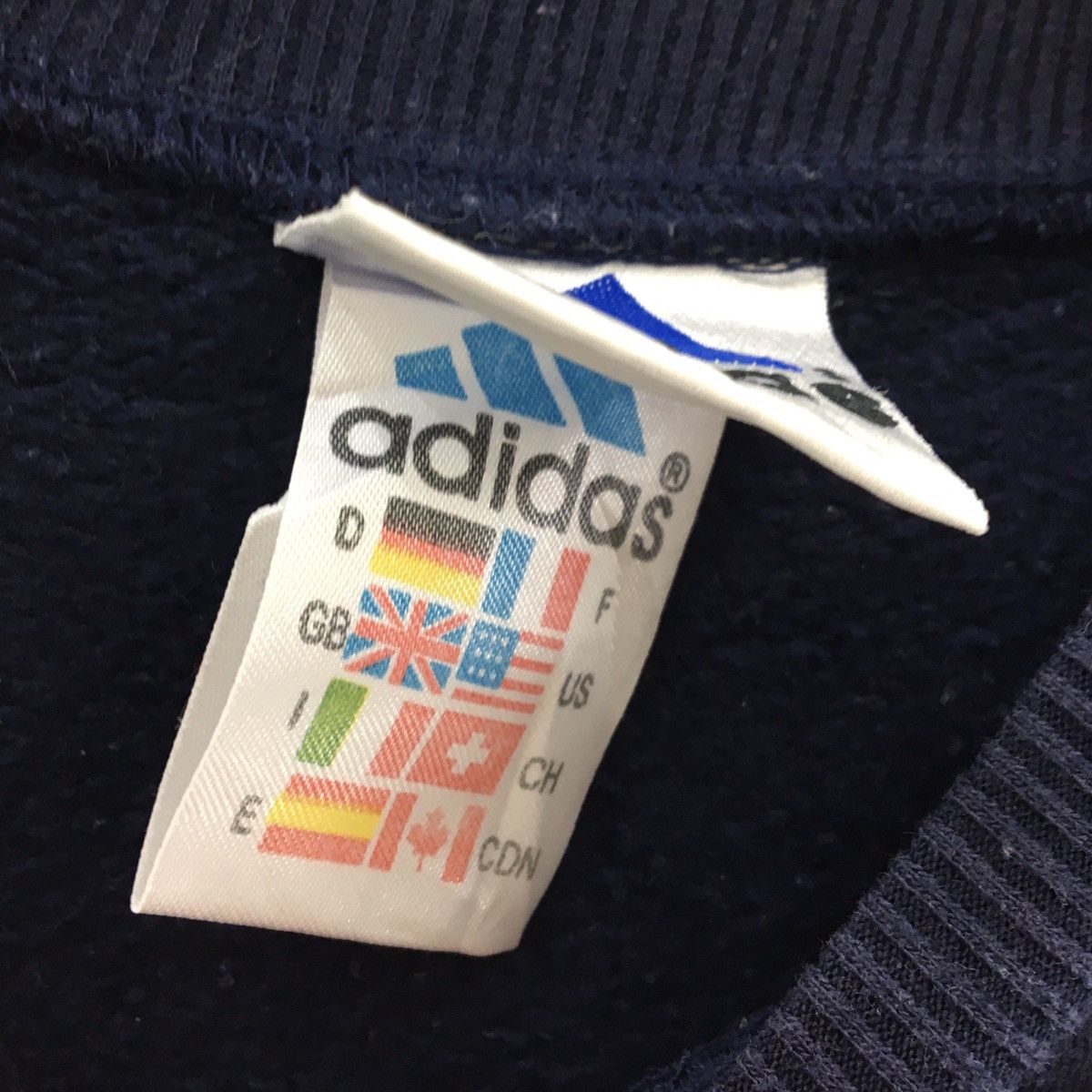 Adidas Vintage 90s Adidas Soccer Sweatshirt Big Logo Size US S / EU 44-46 / 1 - 7 Thumbnail