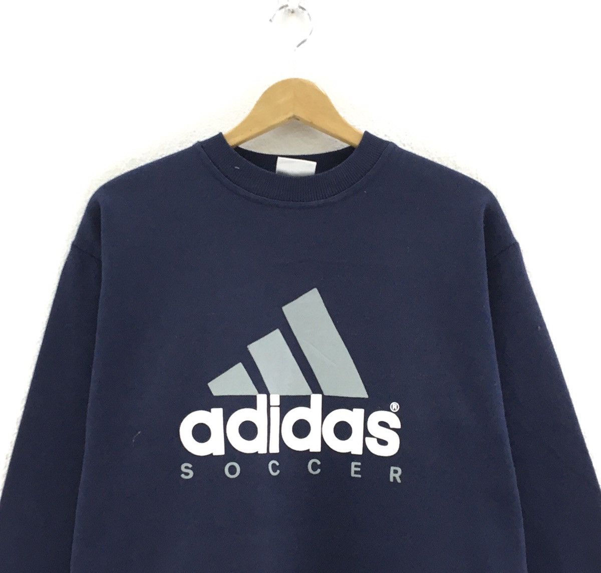 Adidas Vintage 90s Adidas Soccer Sweatshirt Big Logo Size US S / EU 44-46 / 1 - 3 Thumbnail
