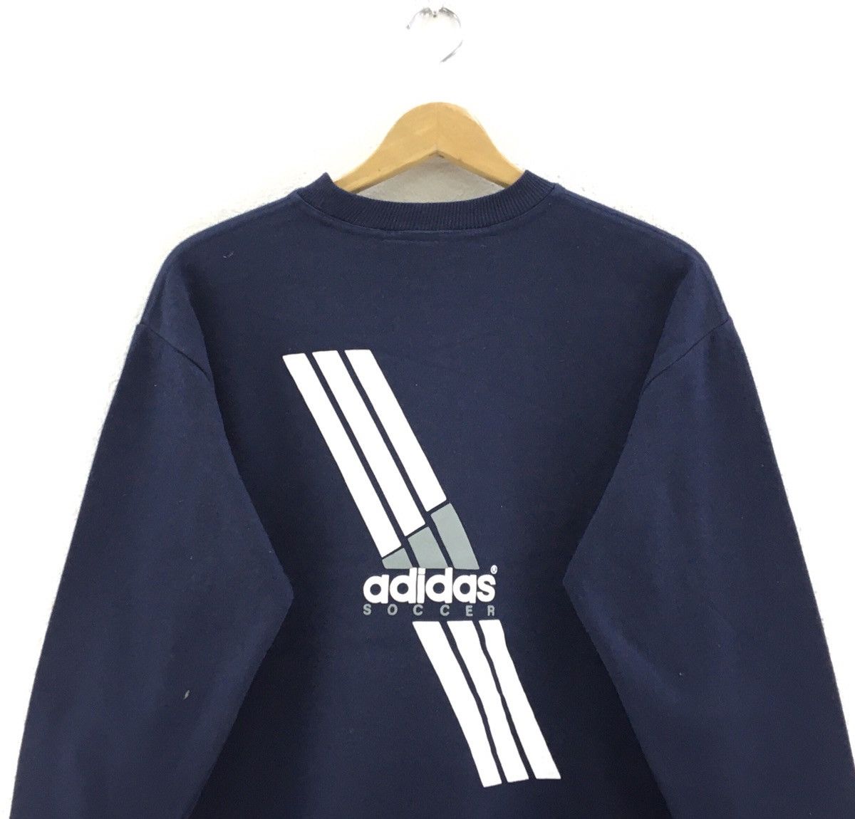 Adidas Vintage 90s Adidas Soccer Sweatshirt Big Logo Size US S / EU 44-46 / 1 - 4 Thumbnail