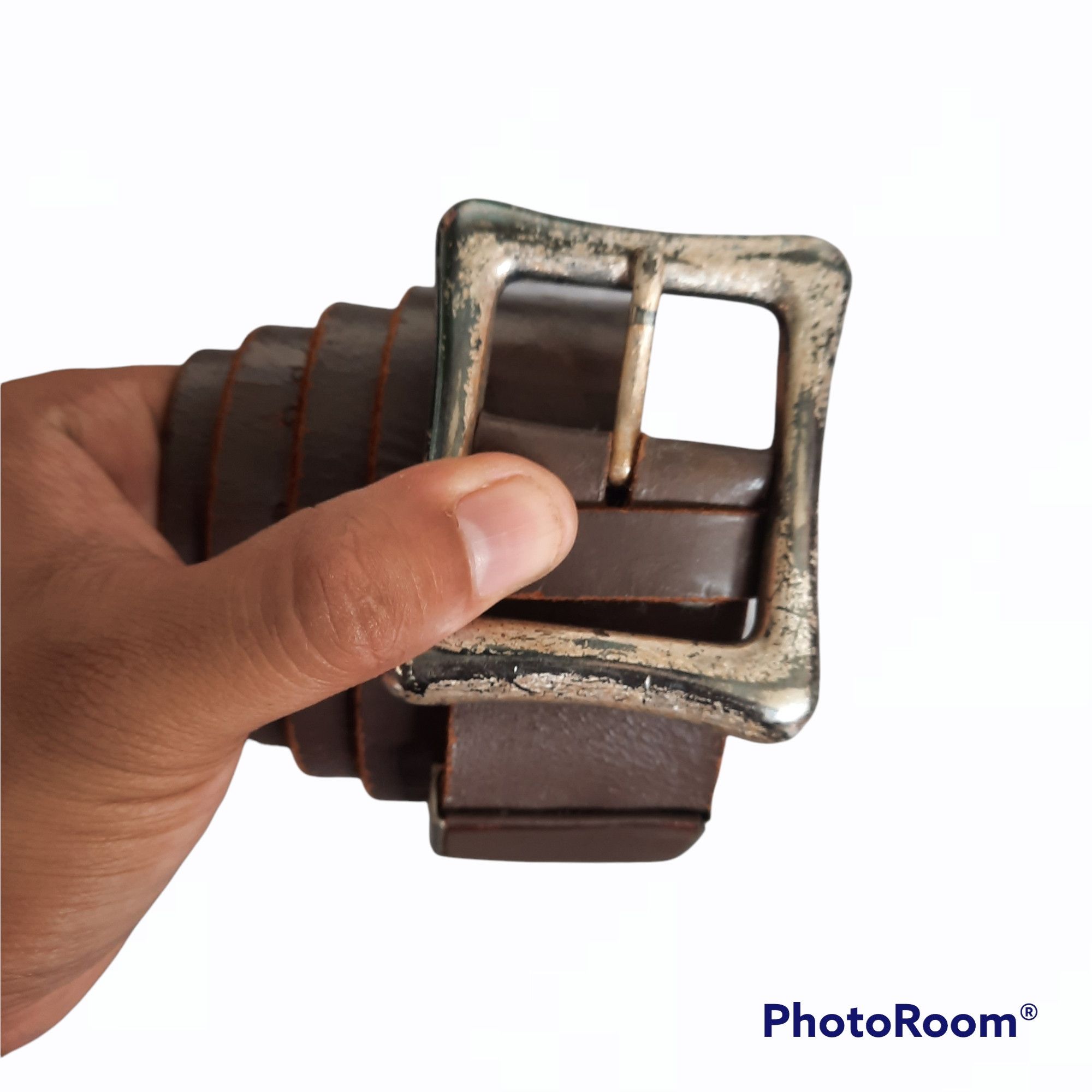 image of Archival Clothing Vintage Edwin Garrison Leather Belt, Men's
