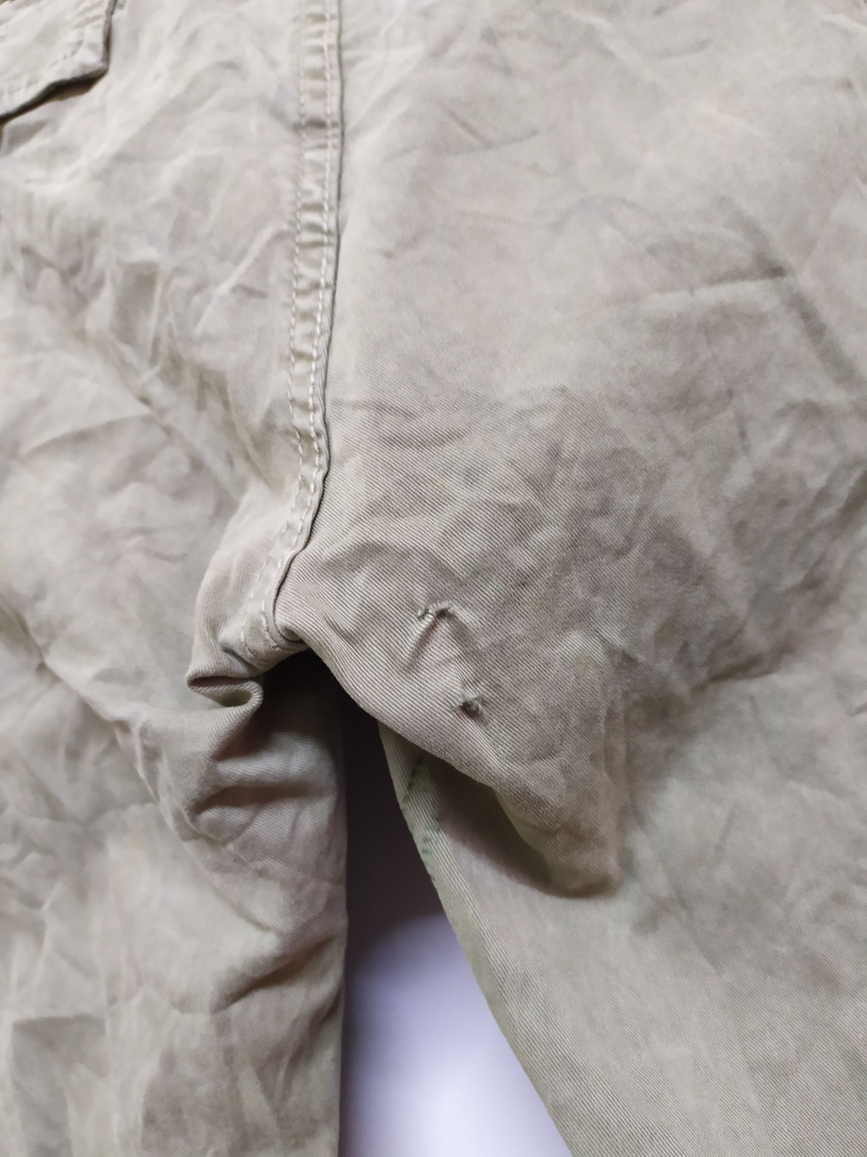 Japanese Brand × Vintage PURE RECYCLED CARGO PANTS/ FADED DISTRESSED SKINNY STYLE Size US 29 - 14 Thumbnail