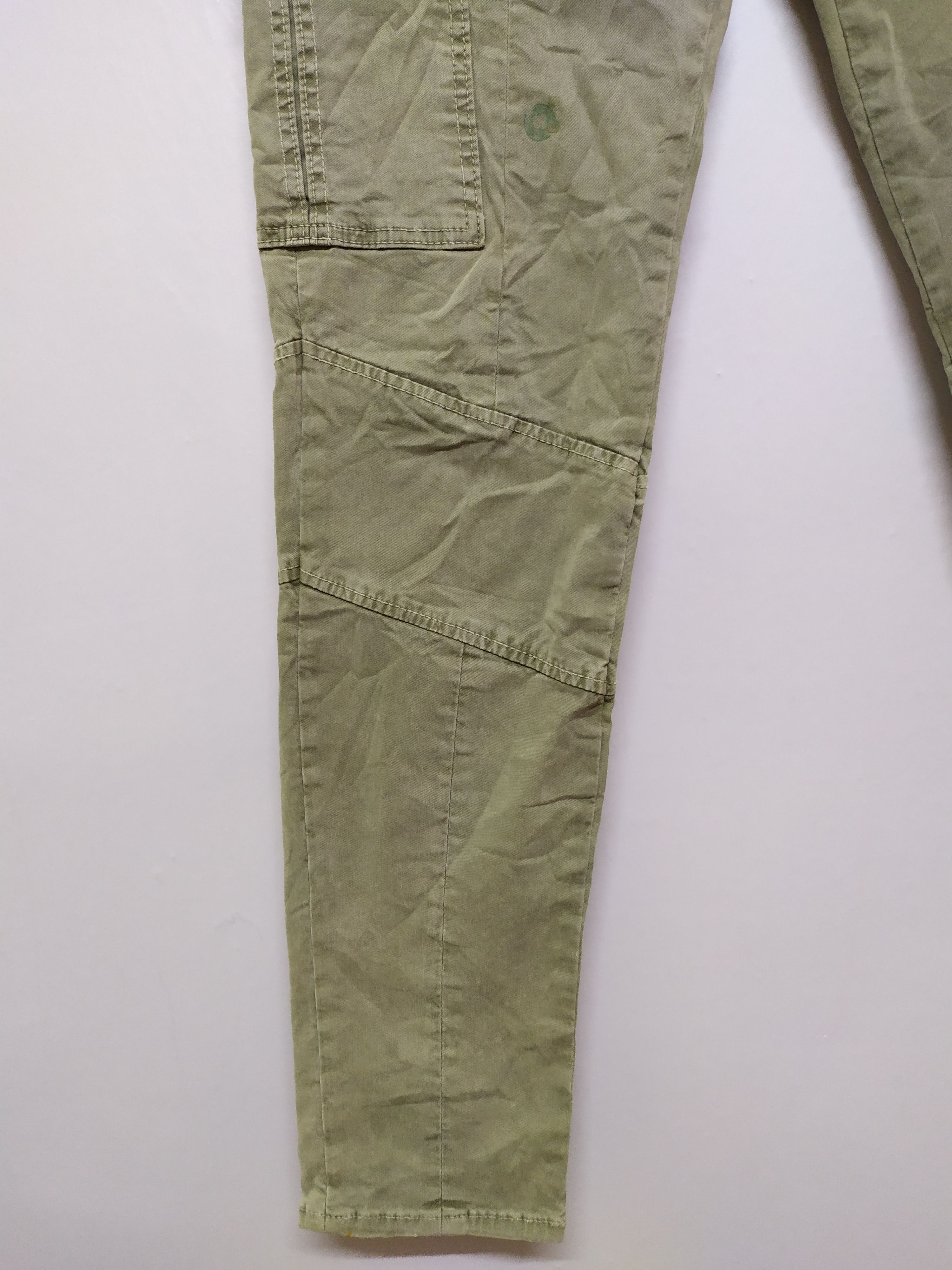 Japanese Brand × Vintage PURE RECYCLED CARGO PANTS/ FADED DISTRESSED SKINNY STYLE Size US 29 - 6 Thumbnail