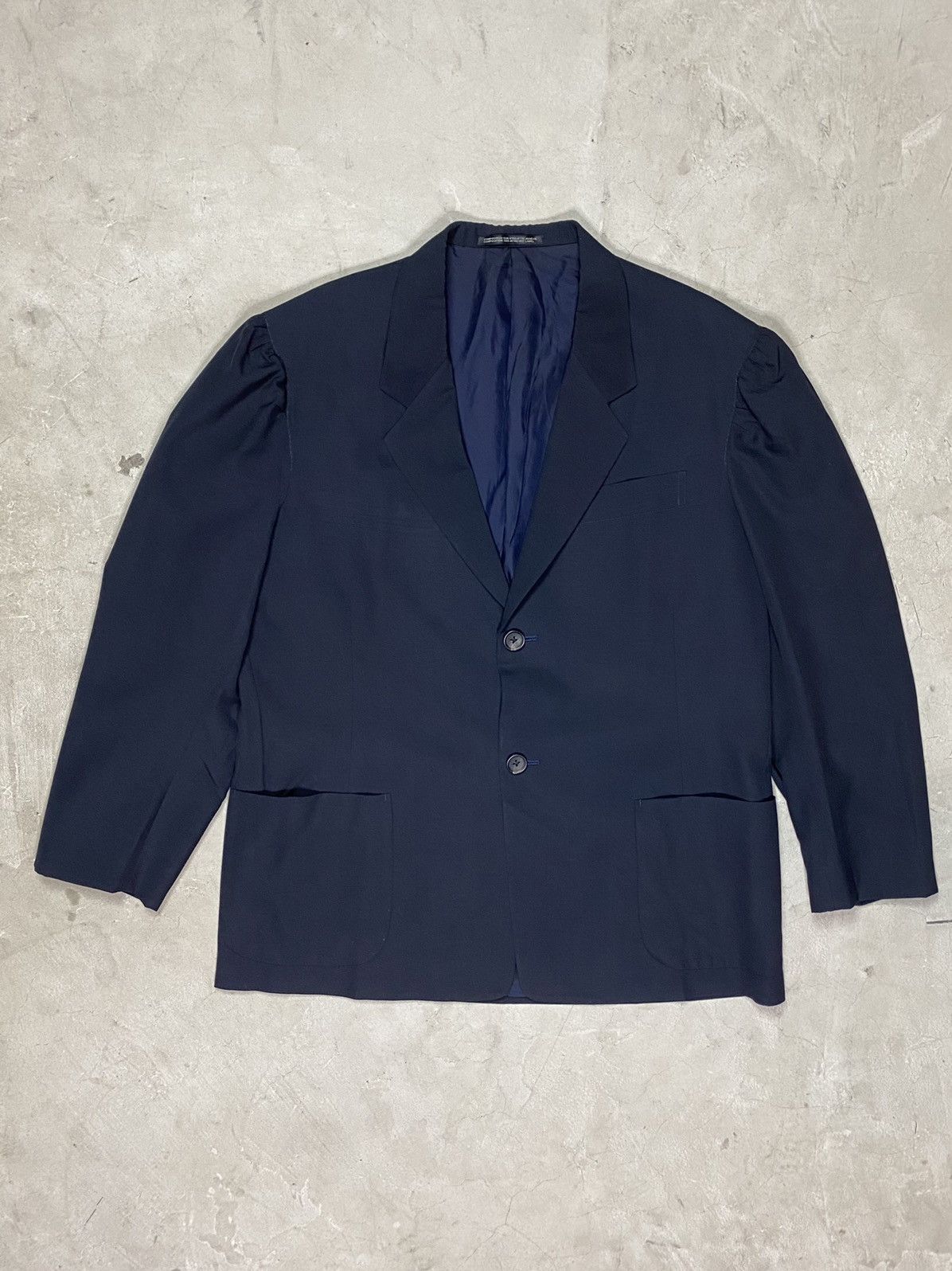 Yohji Yamamoto Late 80’s Yohji Pour Homme Detailed Blazer Size US L / EU 52-54 / 3 - 1 Thumbnail