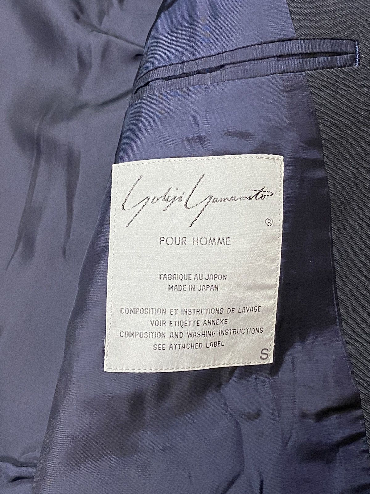 Yohji Yamamoto Late 80’s Yohji Pour Homme Detailed Blazer Size US L / EU 52-54 / 3 - 9 Thumbnail