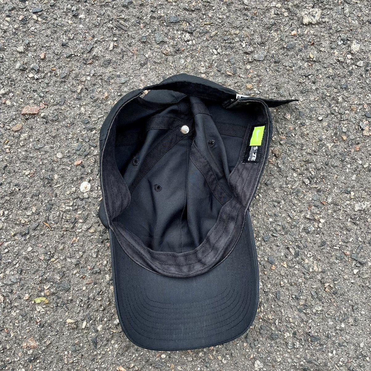 Vintage Vintage 90s Nike Swoosh Logo Dad Hat Faded Black Rave OS Size ONE SIZE - 4 Thumbnail
