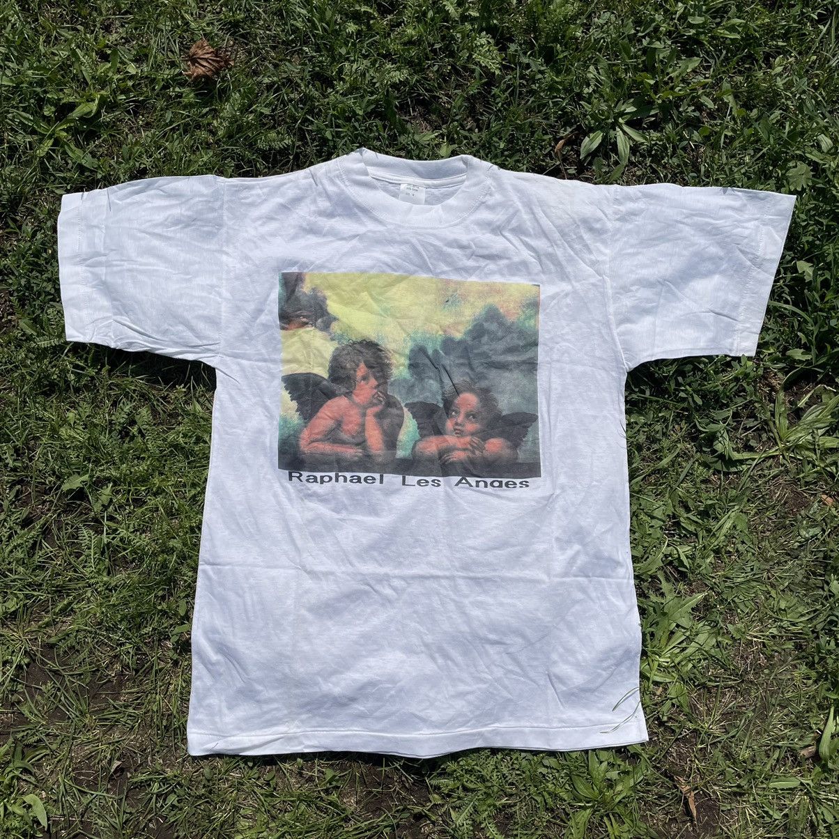 Vintage Vintage 90s Religion Graphic Tee Sun Faded Streetwear Slim M Size US M / EU 48-50 / 2 - 1 Thumbnail