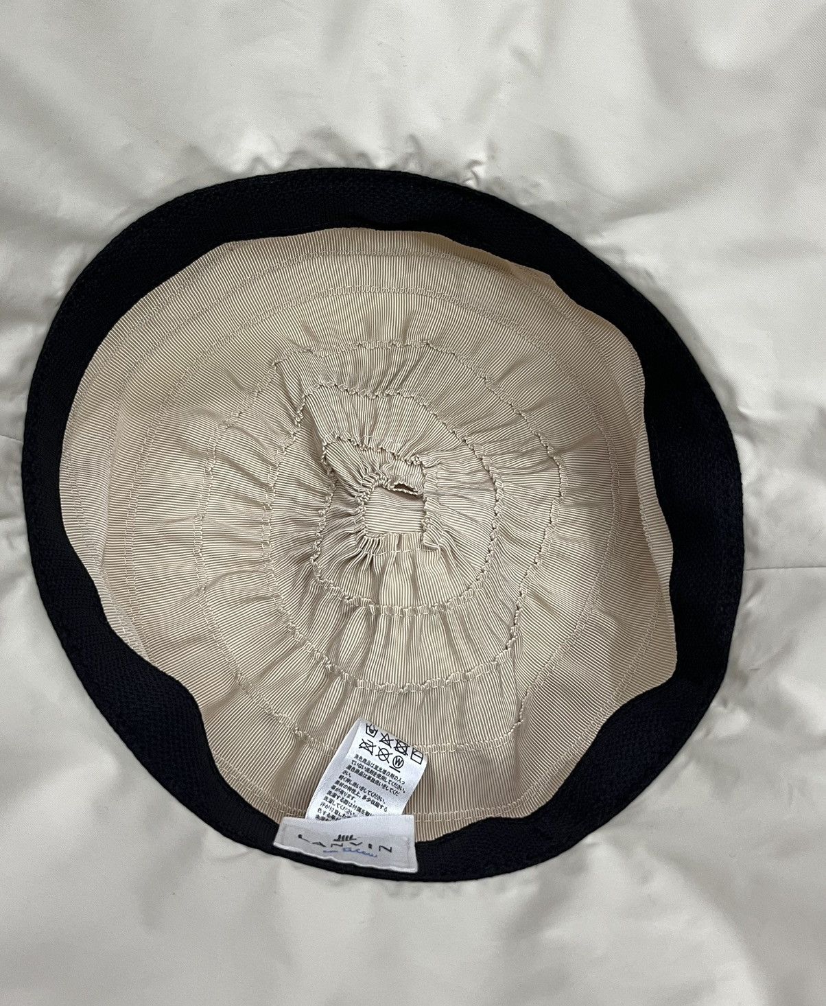 Lanvin Vintage LANVIN EN BLEU Spliced Designer Bucket Hat Size ONE SIZE - 7 Thumbnail