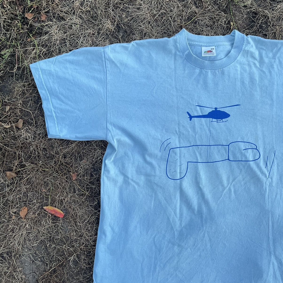 Cartoon Network Vintage Y2K ADULT “ Penis XXX Helicopter Porno “ Humor Tee Size US M / EU 48-50 / 2 - 4 Thumbnail