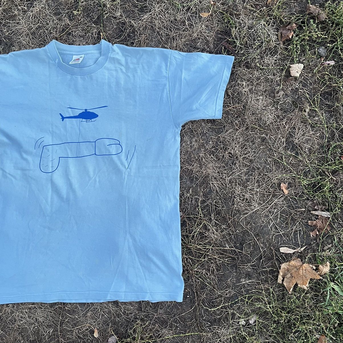 Cartoon Network Vintage Y2K ADULT “ Penis XXX Helicopter Porno “ Humor Tee Size US M / EU 48-50 / 2 - 3 Thumbnail