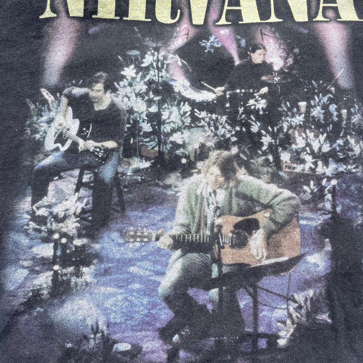 Vintage Vintage 90s Nirvana Sun Faded Graphic Band Tee Grunge Slim L Size US L / EU 52-54 / 3 - 5 Thumbnail
