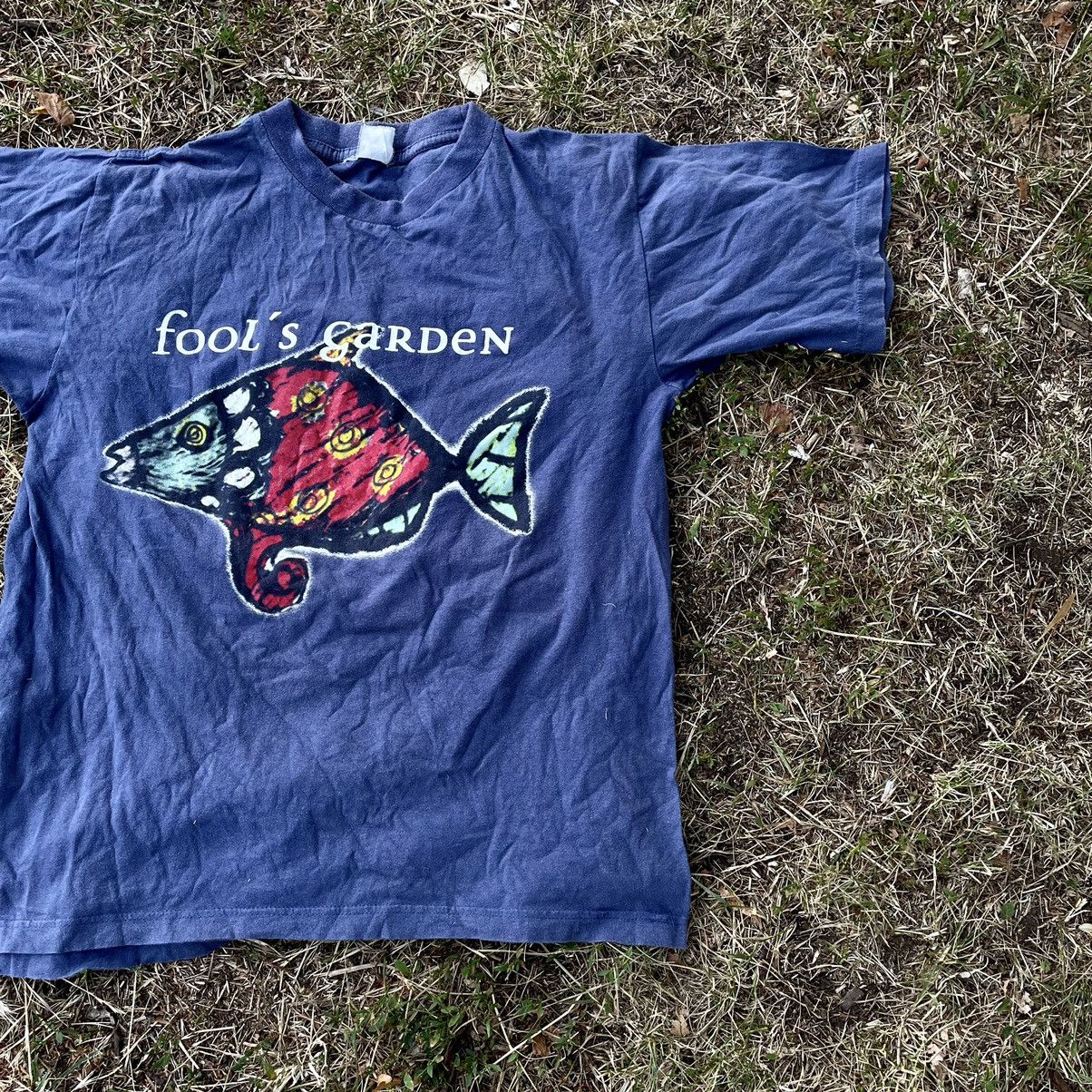 Vintage Vintage 90s Fools Garden Graphic Tee Sun Faded Band Grunge M Size US M / EU 48-50 / 2 - 3 Thumbnail