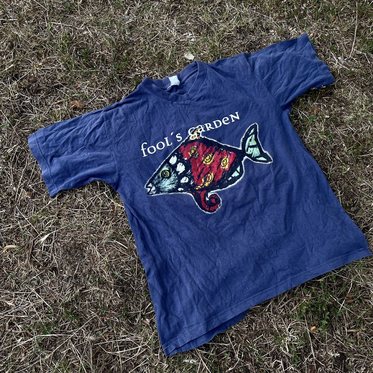 Vintage Vintage 90s Fools Garden Graphic Tee Sun Faded Band Grunge M Size US M / EU 48-50 / 2 - 5 Thumbnail
