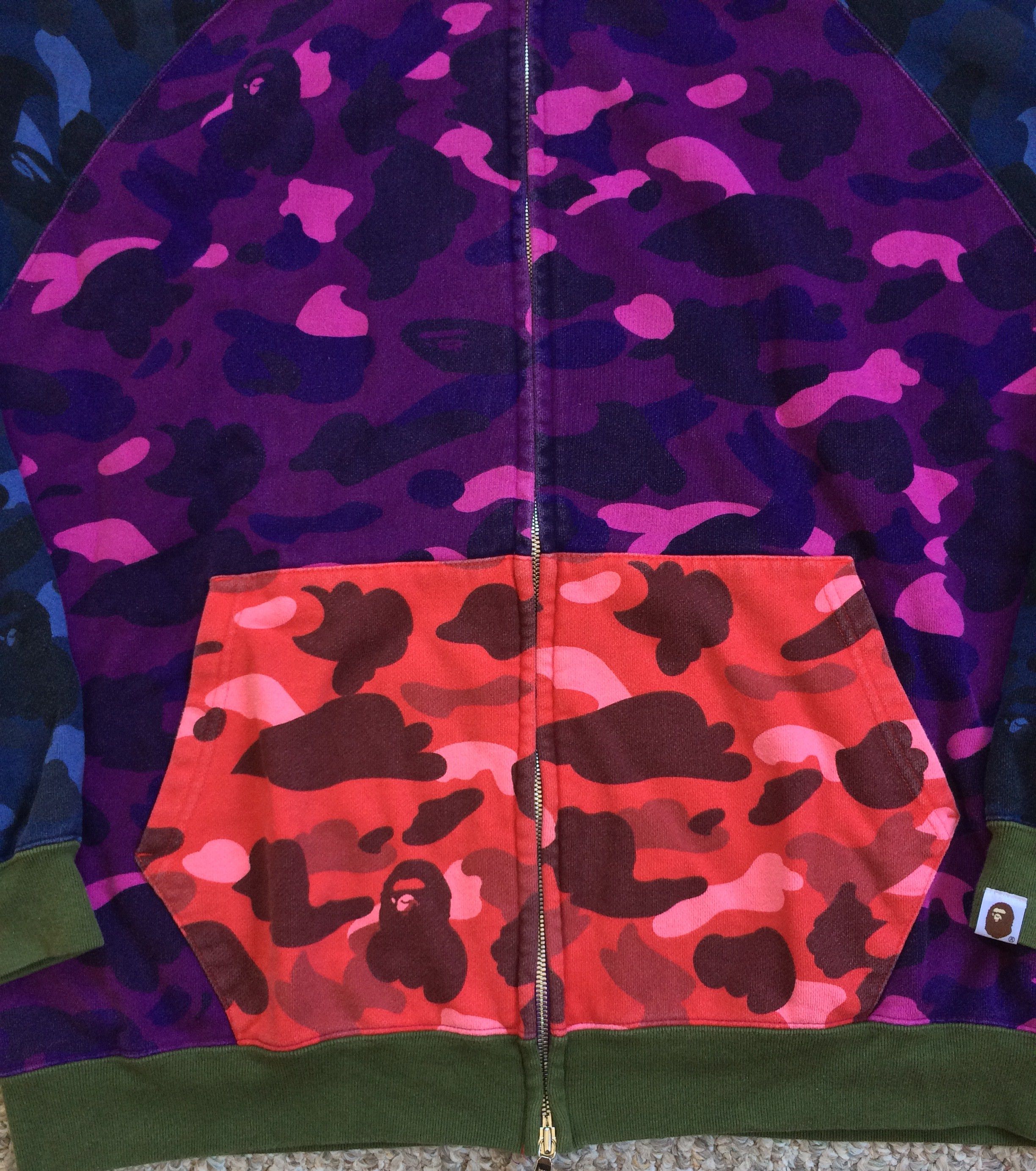 Bape F/W 2005 Bape Crazy Camo Hoodie Size US XL / EU 56 / 4 - 3 Thumbnail
