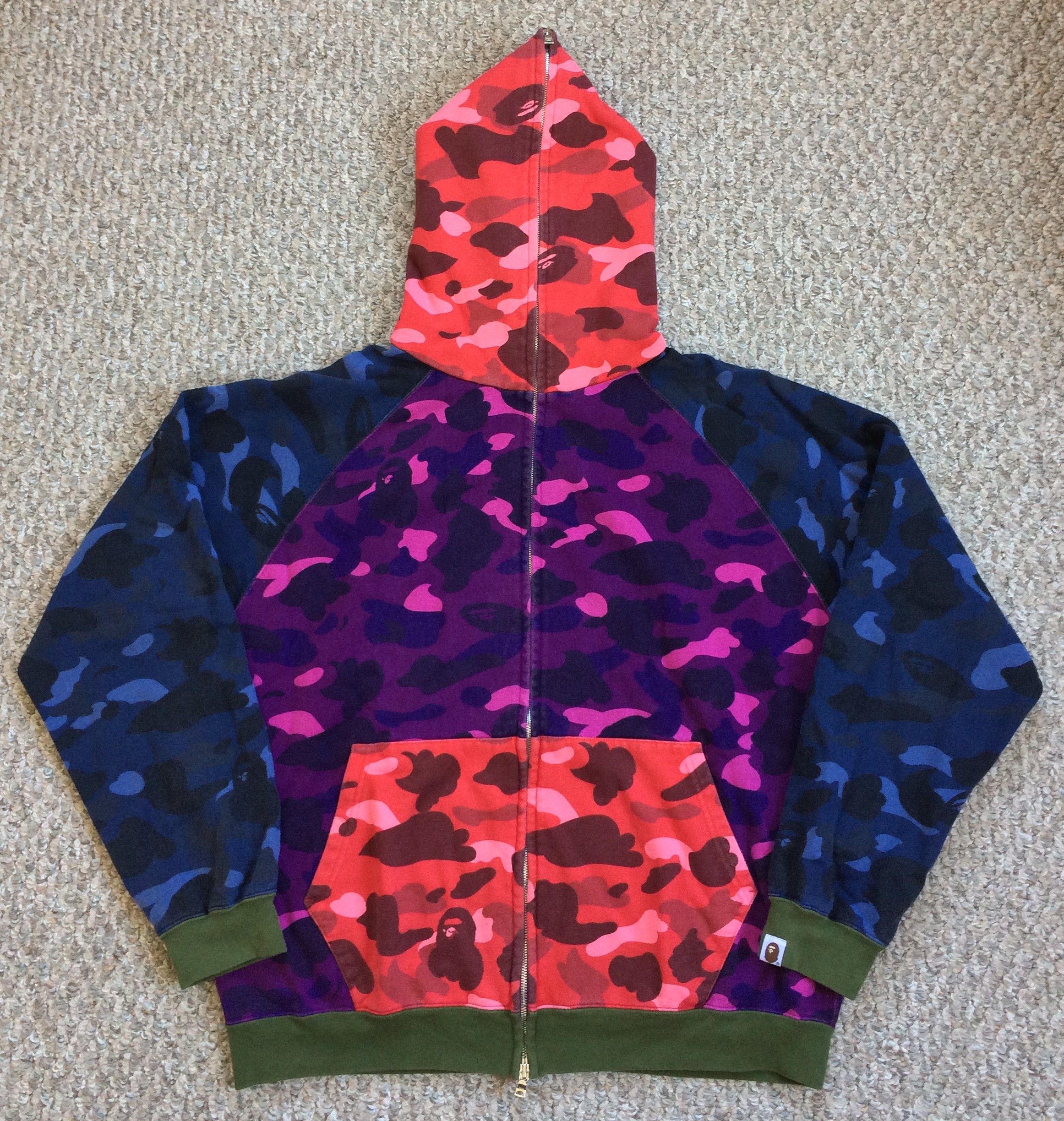 Bape F/W 2005 Bape Crazy Camo Hoodie Size US XL / EU 56 / 4 - 1 Thumbnail