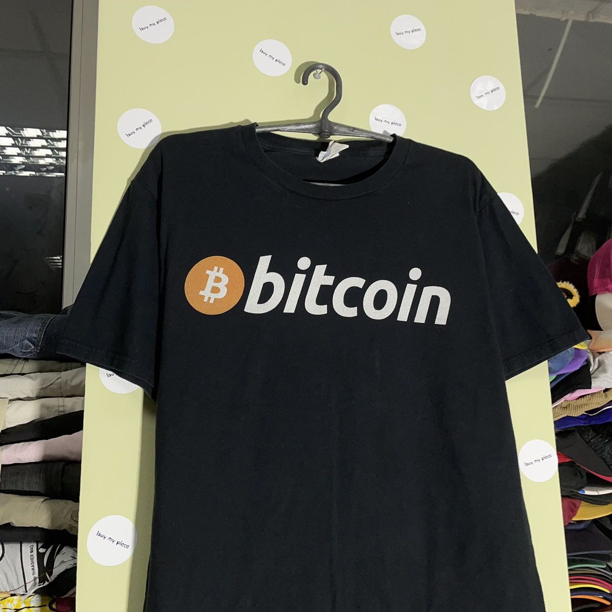 Vintage Y2K ADULT “ Bitcoin Logo Crypto Hype “ Humor Tee