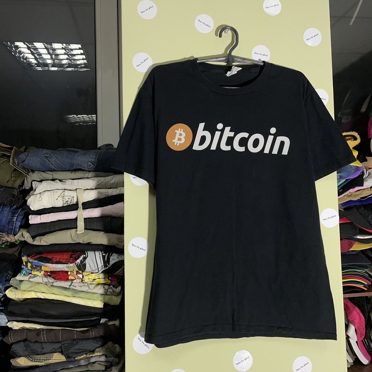 Vintage Y2K ADULT “ Bitcoin Logo Crypto Hype “ Humor Tee