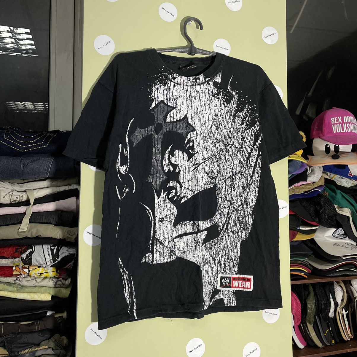 Vintage Vintage Y2K Graphic Tee Thrashed Face Print Grunge Tapered M Size US M / EU 48-50 / 2 - 3 Thumbnail