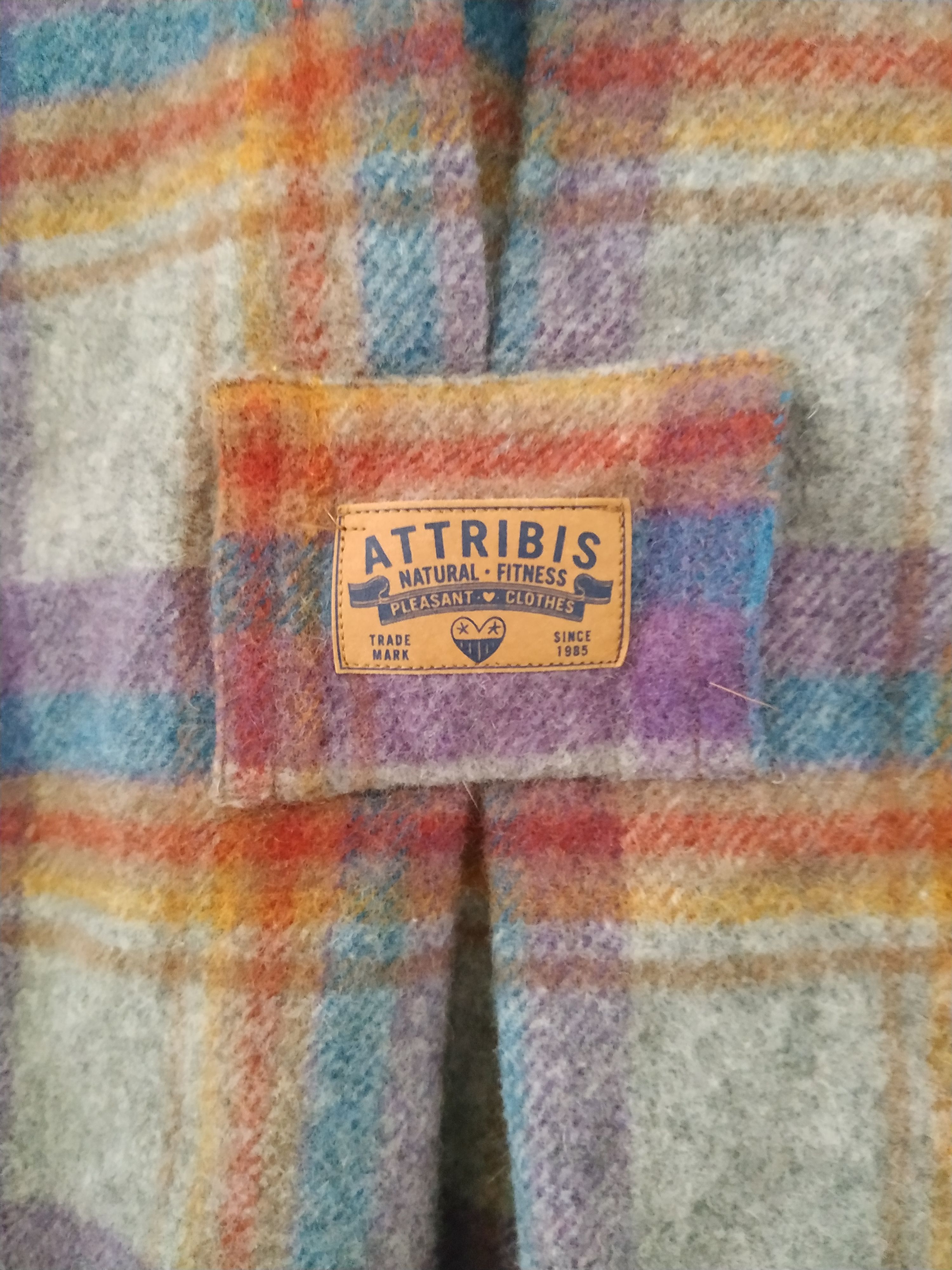 Flannel Vintage Attribis Wool Checkered Flannel Size US M / EU 48-50 / 2 - 6 Thumbnail