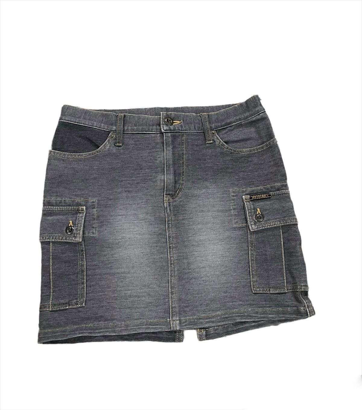 Hysteric Glamour × Japanese Brand Vintage Hysteric Glamour Grey Mini Skirt Size 30" / US 8 / IT 44 - 1 Thumbnail