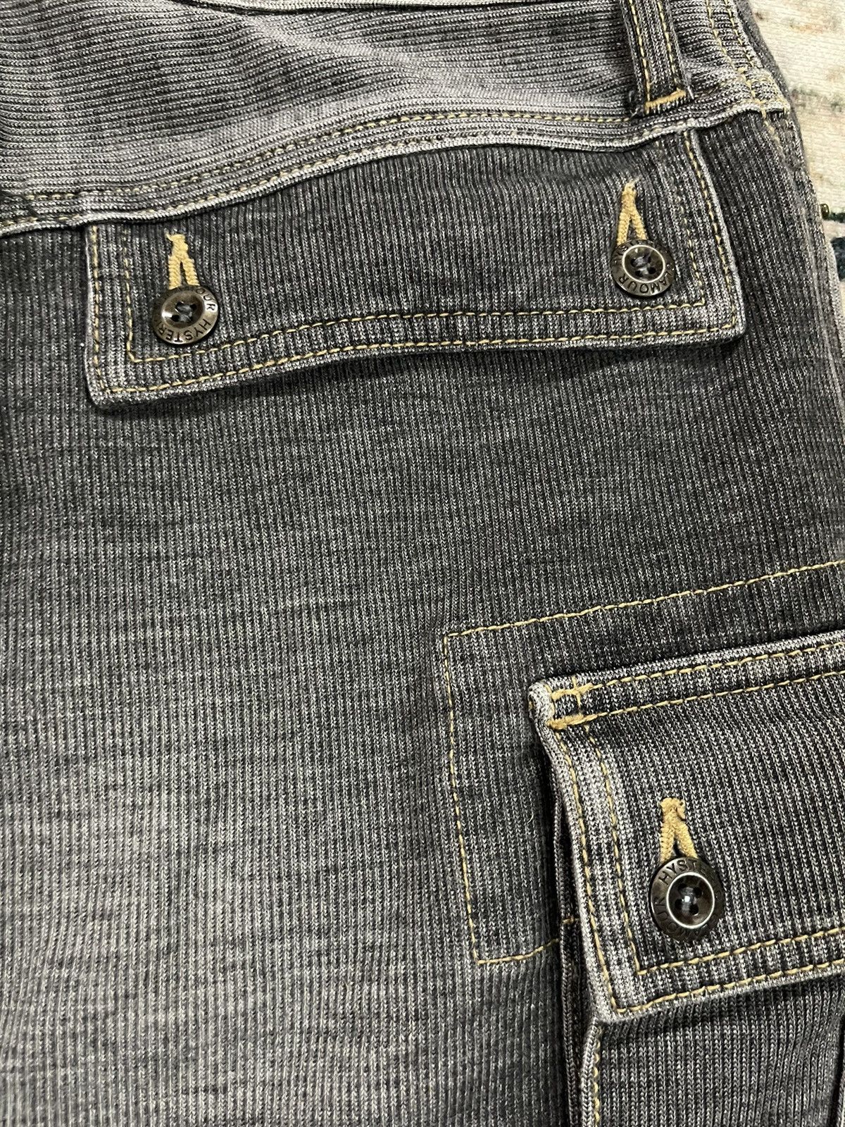 Hysteric Glamour × Japanese Brand Vintage Hysteric Glamour Grey Mini Skirt Size 30" / US 8 / IT 44 - 7 Thumbnail