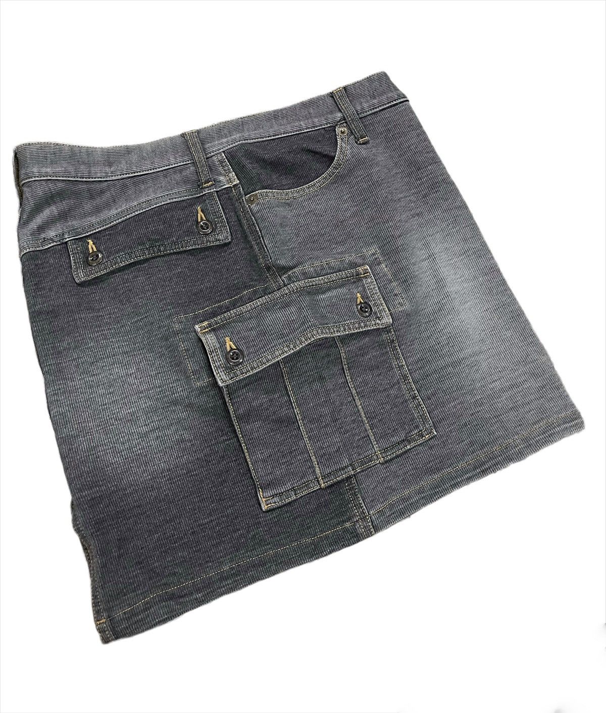 Hysteric Glamour × Japanese Brand Vintage Hysteric Glamour Grey Mini Skirt Size 30" / US 8 / IT 44 - 5 Thumbnail