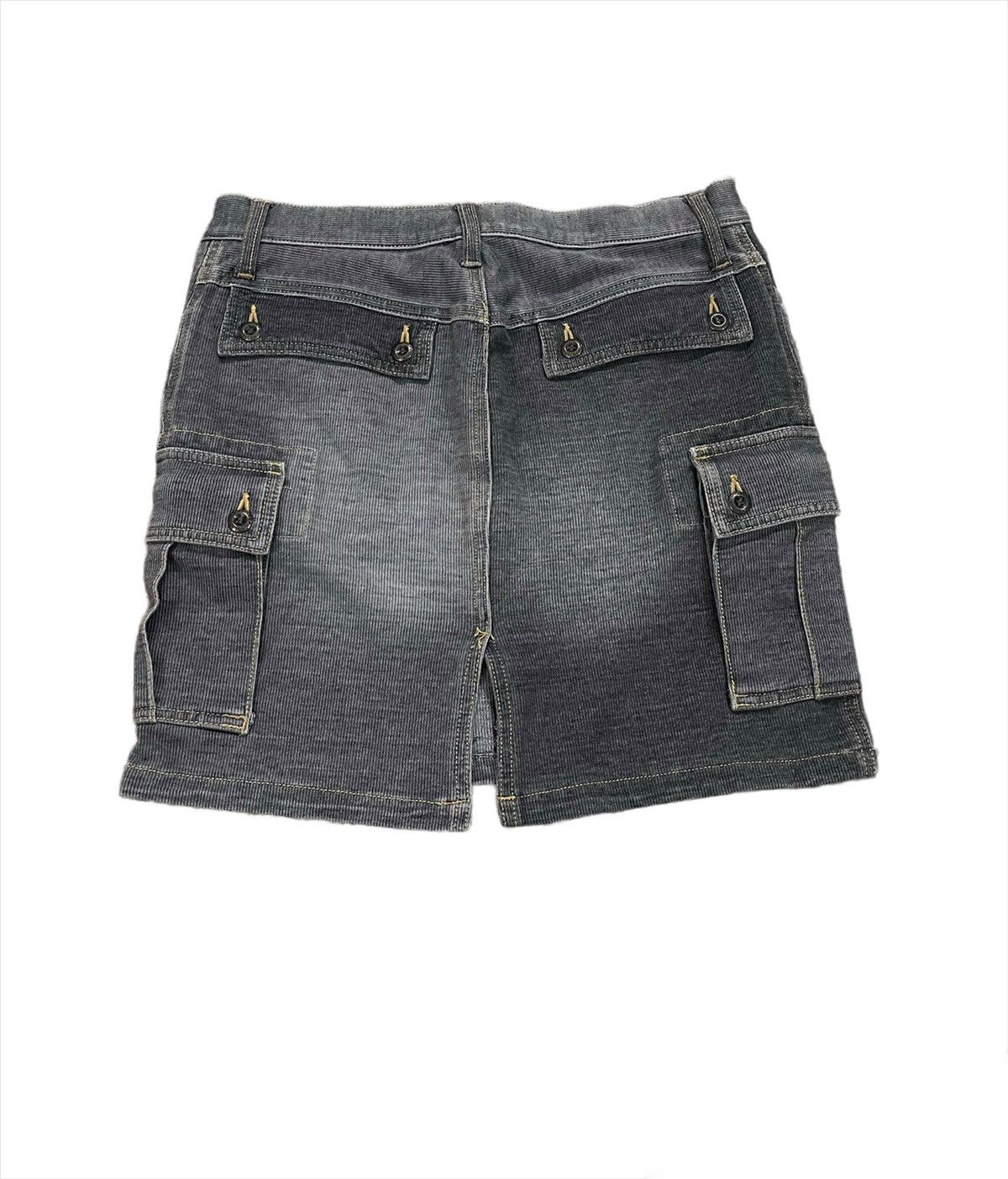 Hysteric Glamour × Japanese Brand Vintage Hysteric Glamour Grey Mini Skirt Size 30" / US 8 / IT 44 - 3 Thumbnail