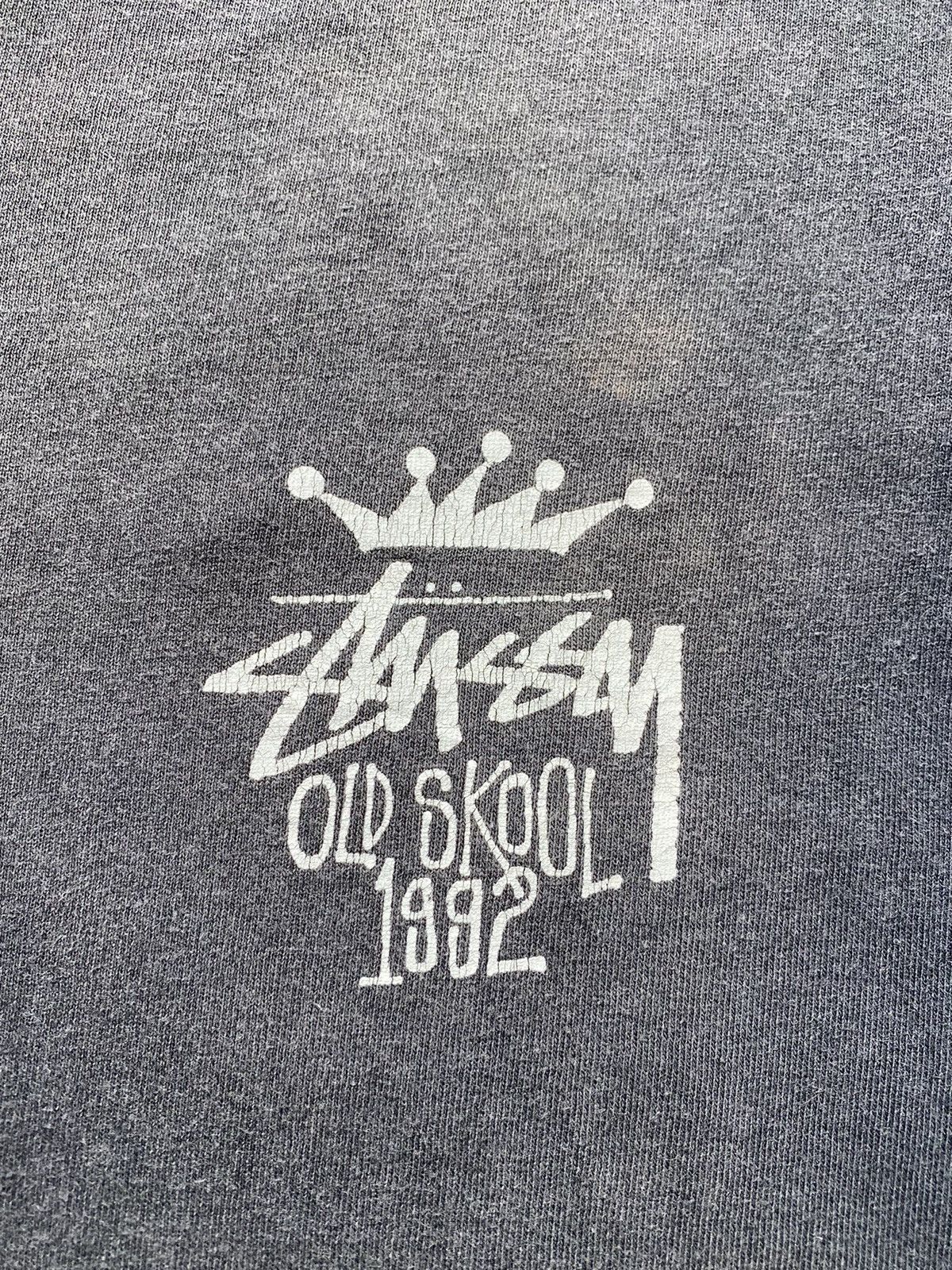 Stussy 💥RARE💥True Vintage 90s STÜSSY “OLD SKOOL” 1992 Crown Tee Size US S / EU 44-46 / 1 - 6 Thumbnail