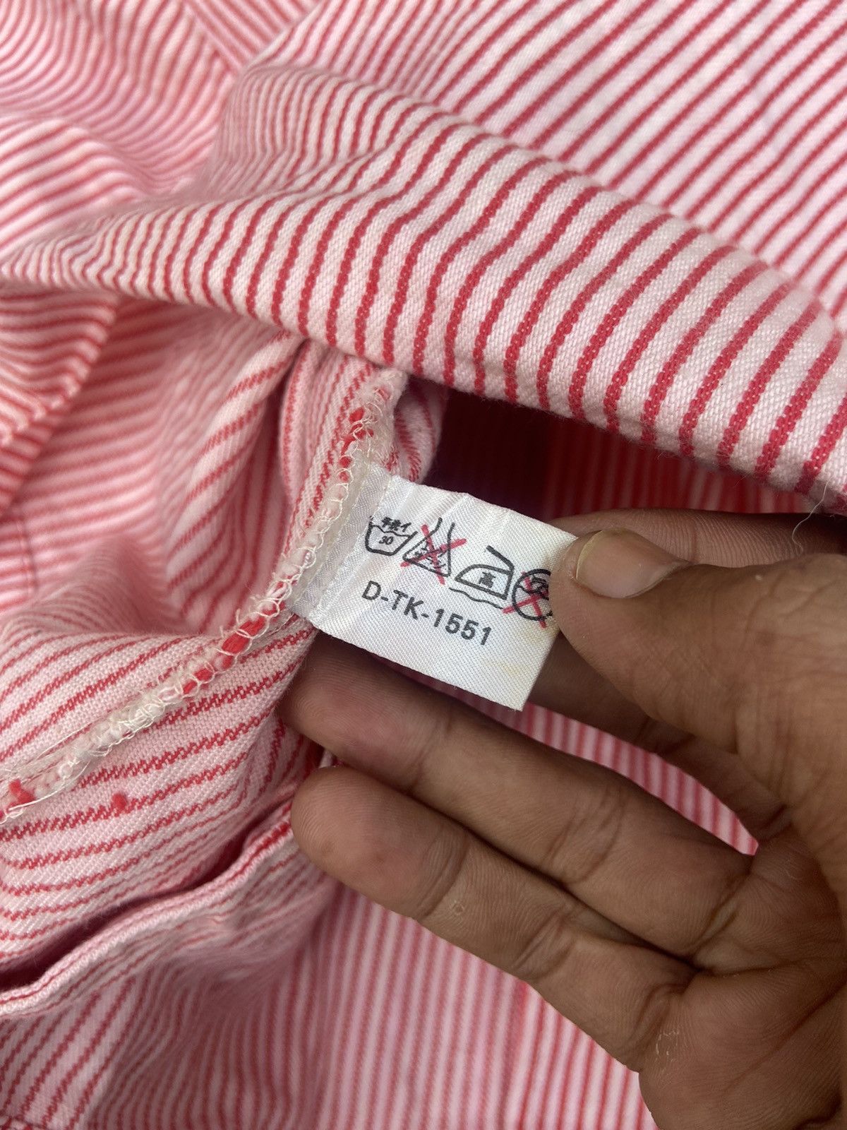 Vintage Vintage Varsity Town Striped Zip Up Worker Jacket Size US L / EU 52-54 / 3 - 10 Thumbnail
