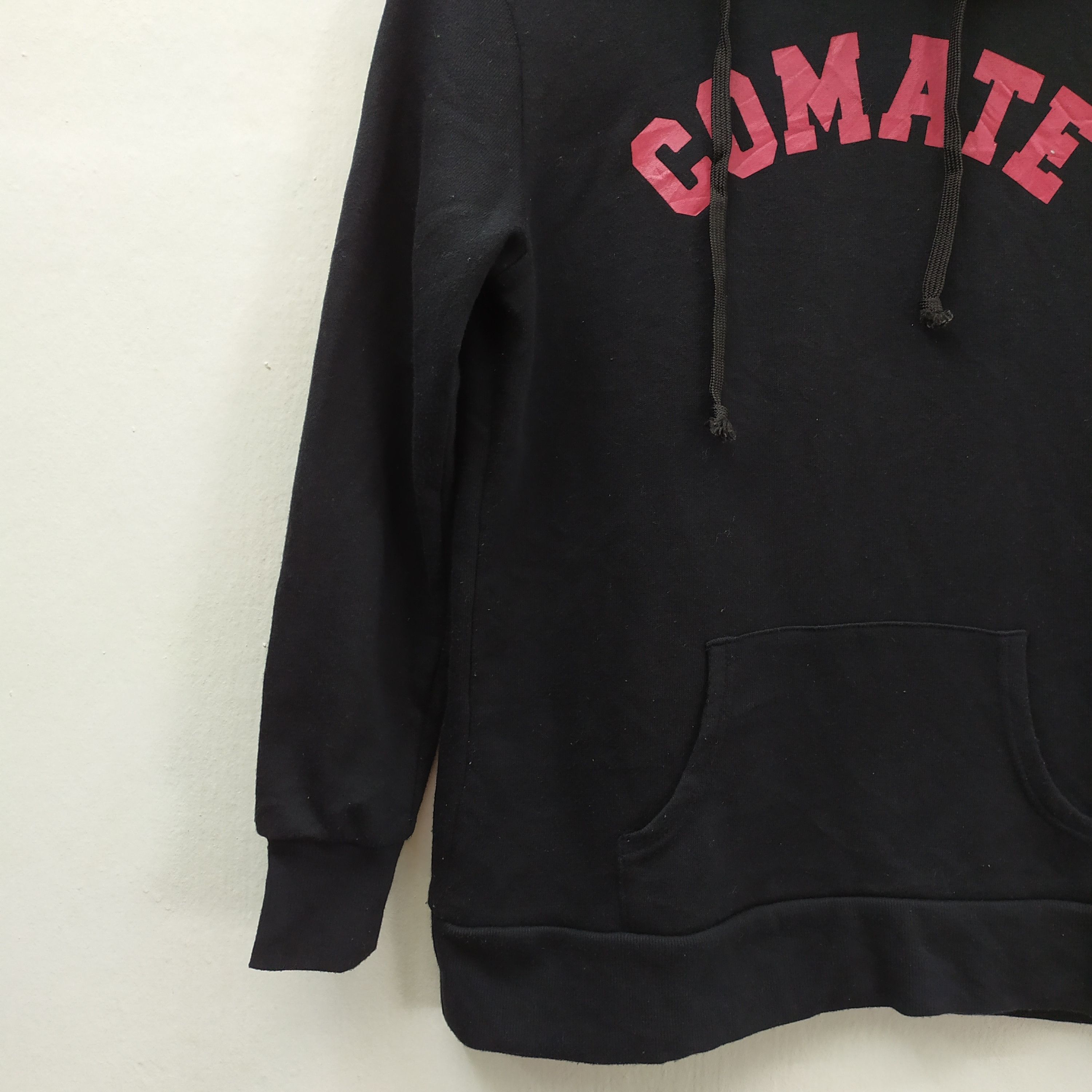 Japanese Brand PAISIBLE COMATE BLACK SWEATSHIRT HOODIE Size US L / EU 52-54 / 3 - 3 Thumbnail
