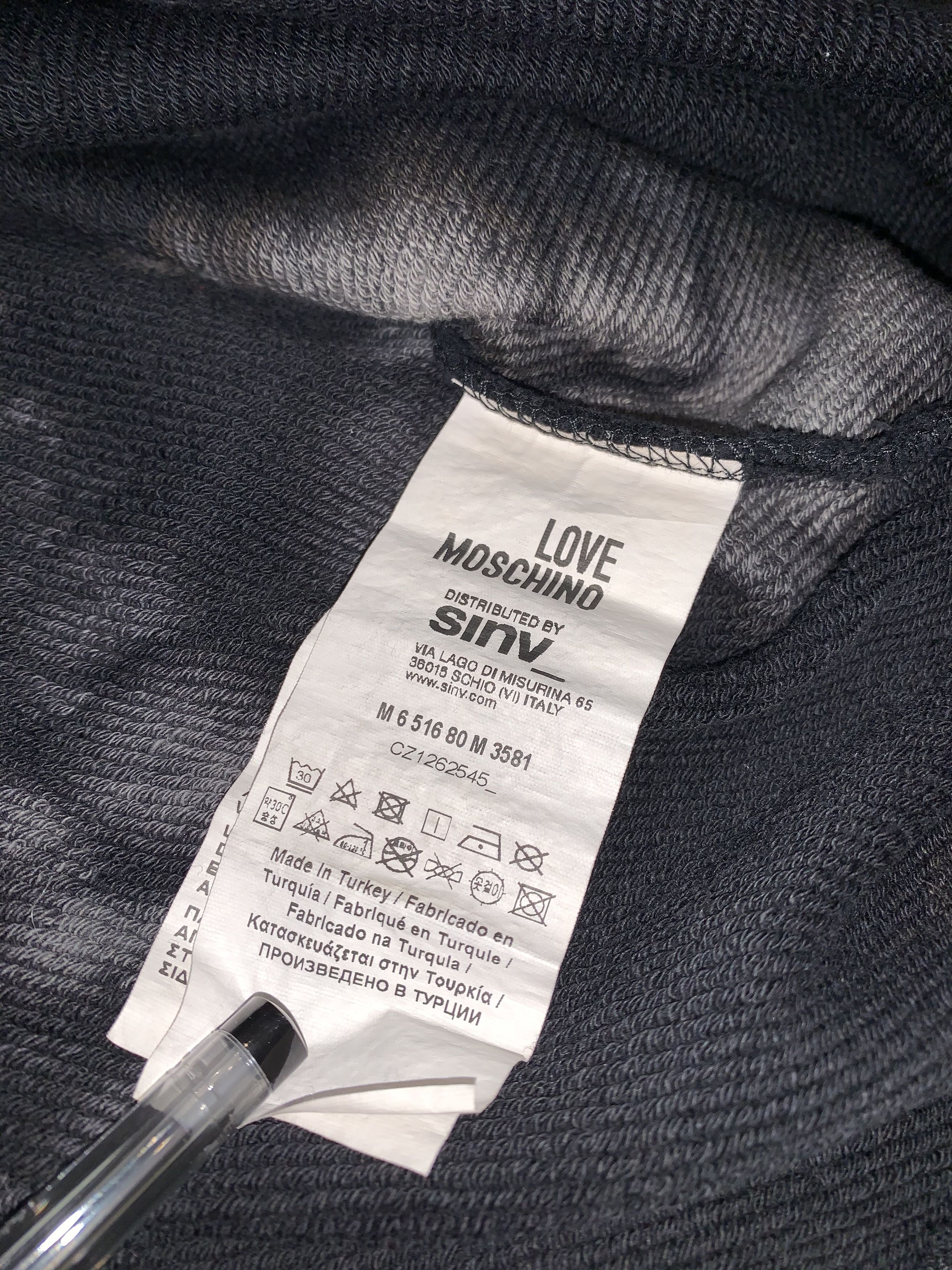 Moschino DSWT! Moschino Tie Dye Patched Turtleneck Crewneck Size US L / EU 52-54 / 3 - 17 Thumbnail