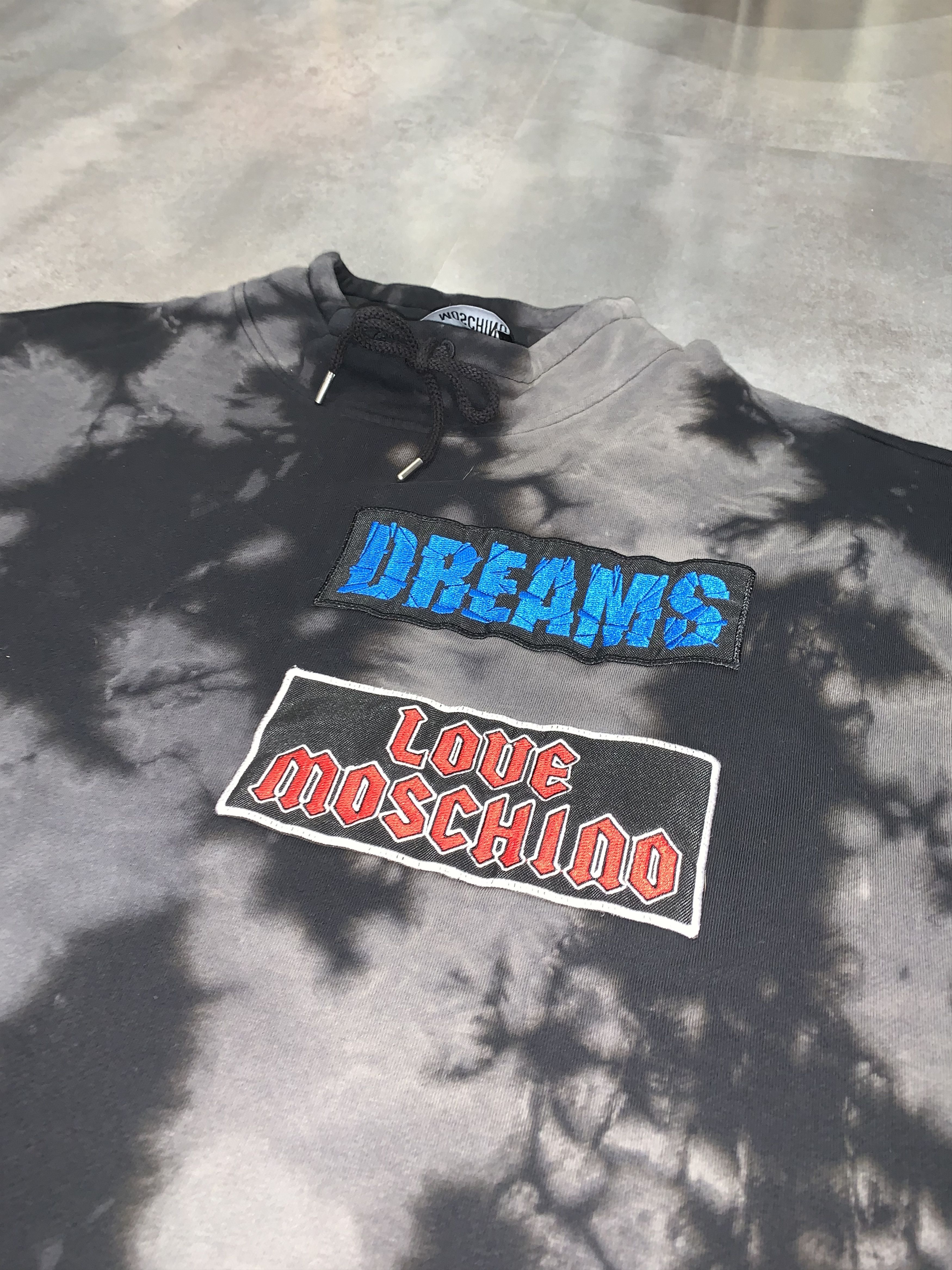 Moschino DSWT! Moschino Tie Dye Patched Turtleneck Crewneck Size US L / EU 52-54 / 3 - 11 Thumbnail
