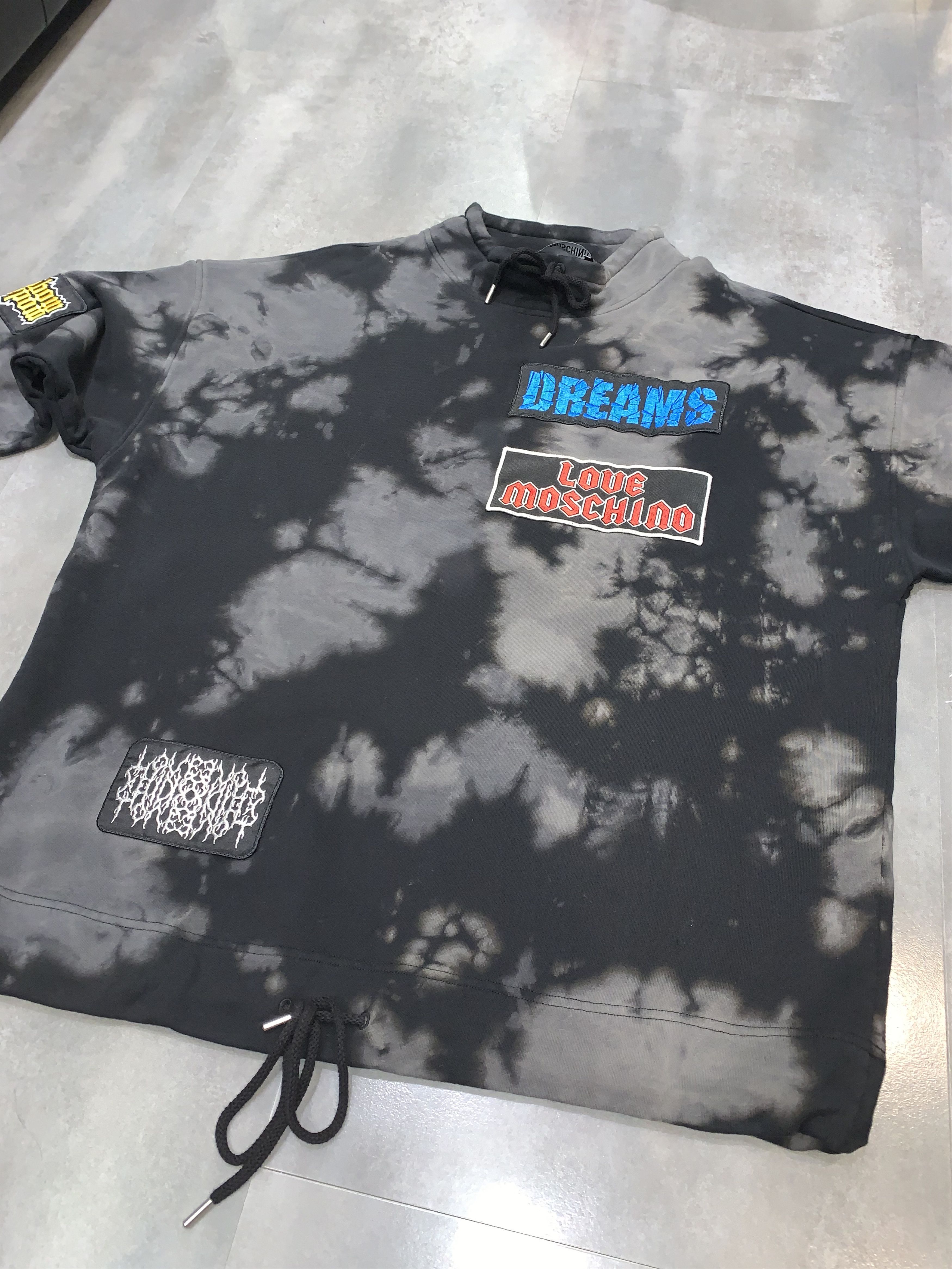 Moschino DSWT! Moschino Tie Dye Patched Turtleneck Crewneck Size US L / EU 52-54 / 3 - 9 Thumbnail