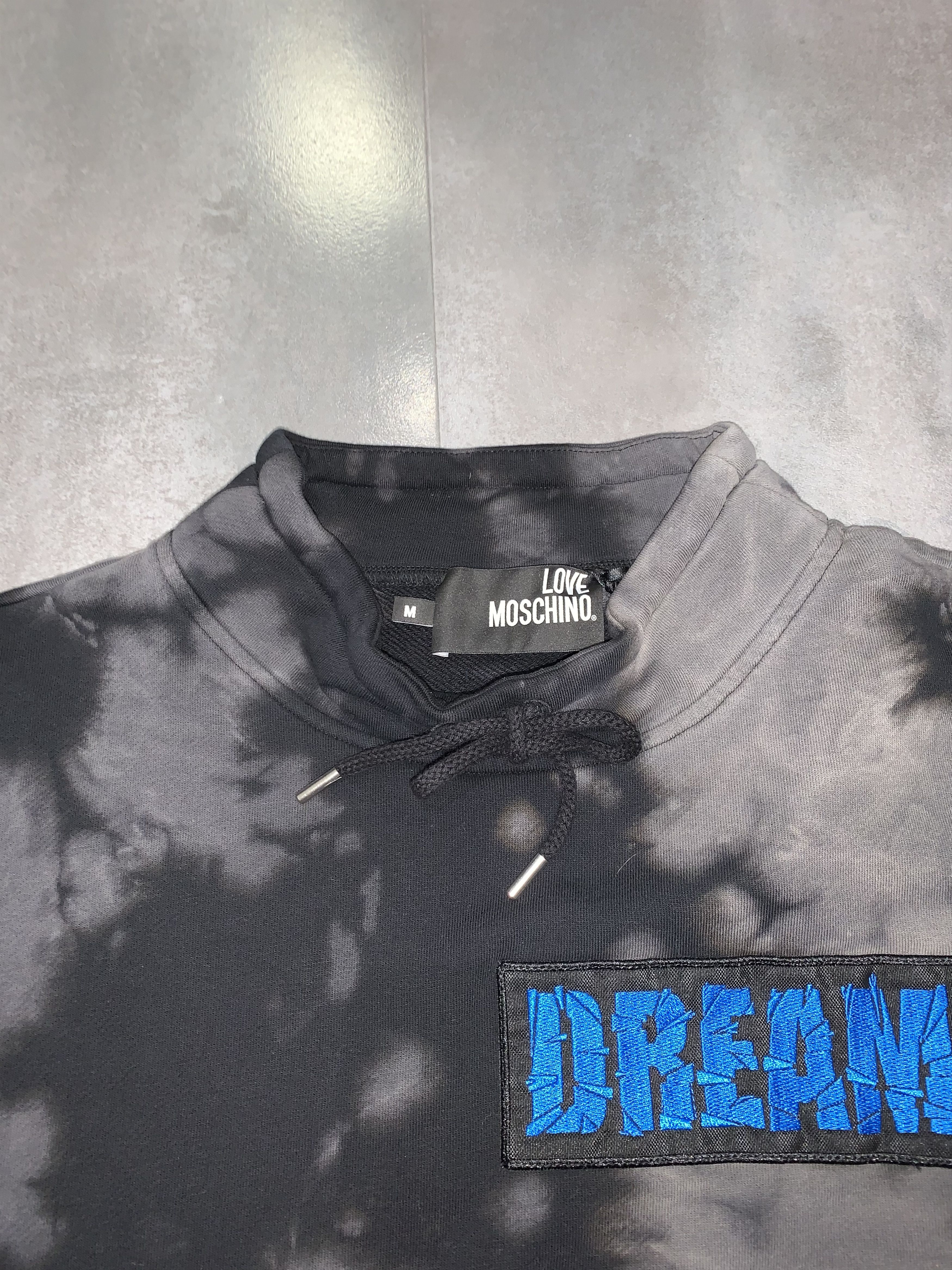 Moschino DSWT! Moschino Tie Dye Patched Turtleneck Crewneck Size US L / EU 52-54 / 3 - 12 Thumbnail