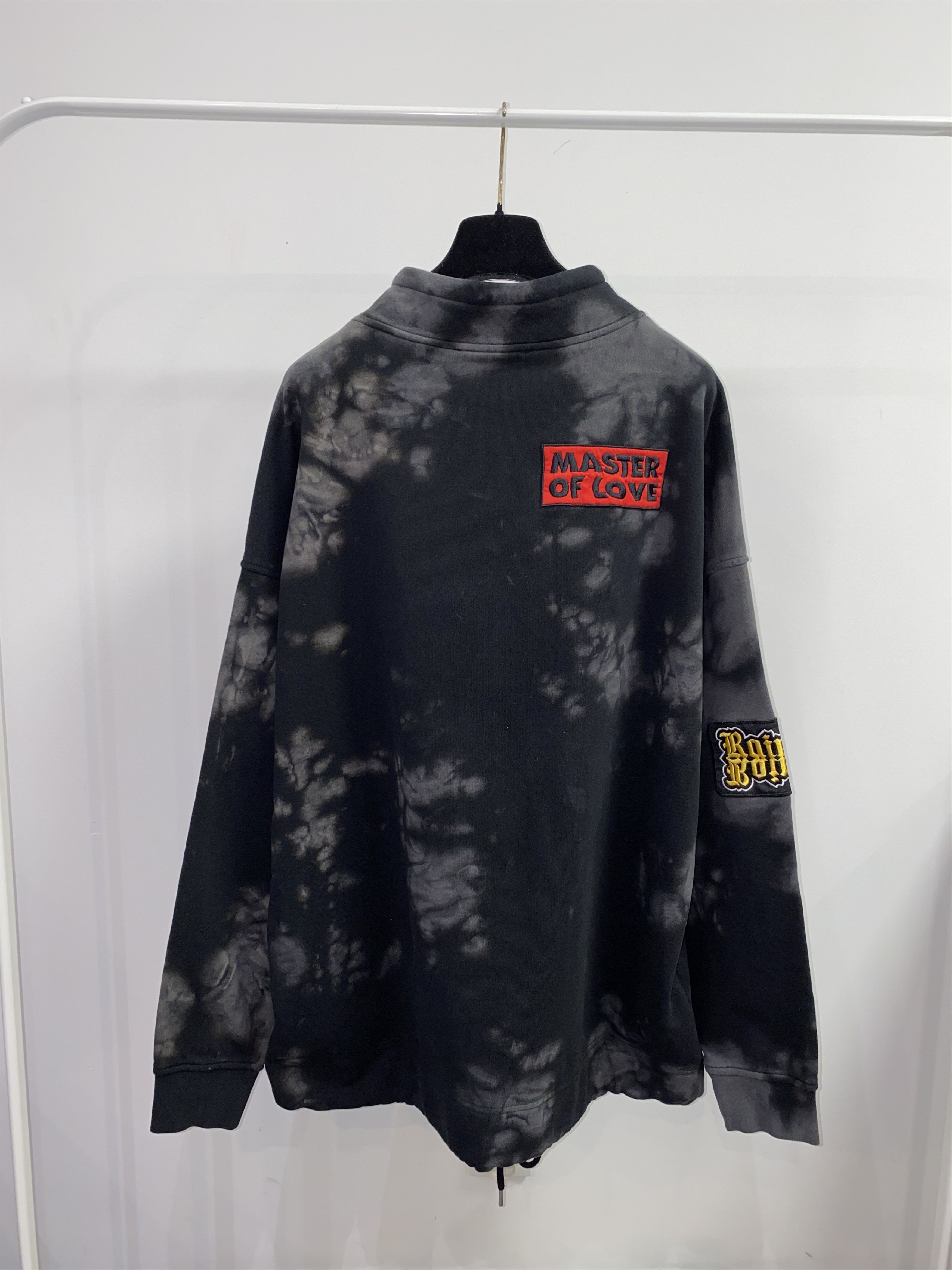 Moschino DSWT! Moschino Tie Dye Patched Turtleneck Crewneck Size US L / EU 52-54 / 3 - 6 Thumbnail