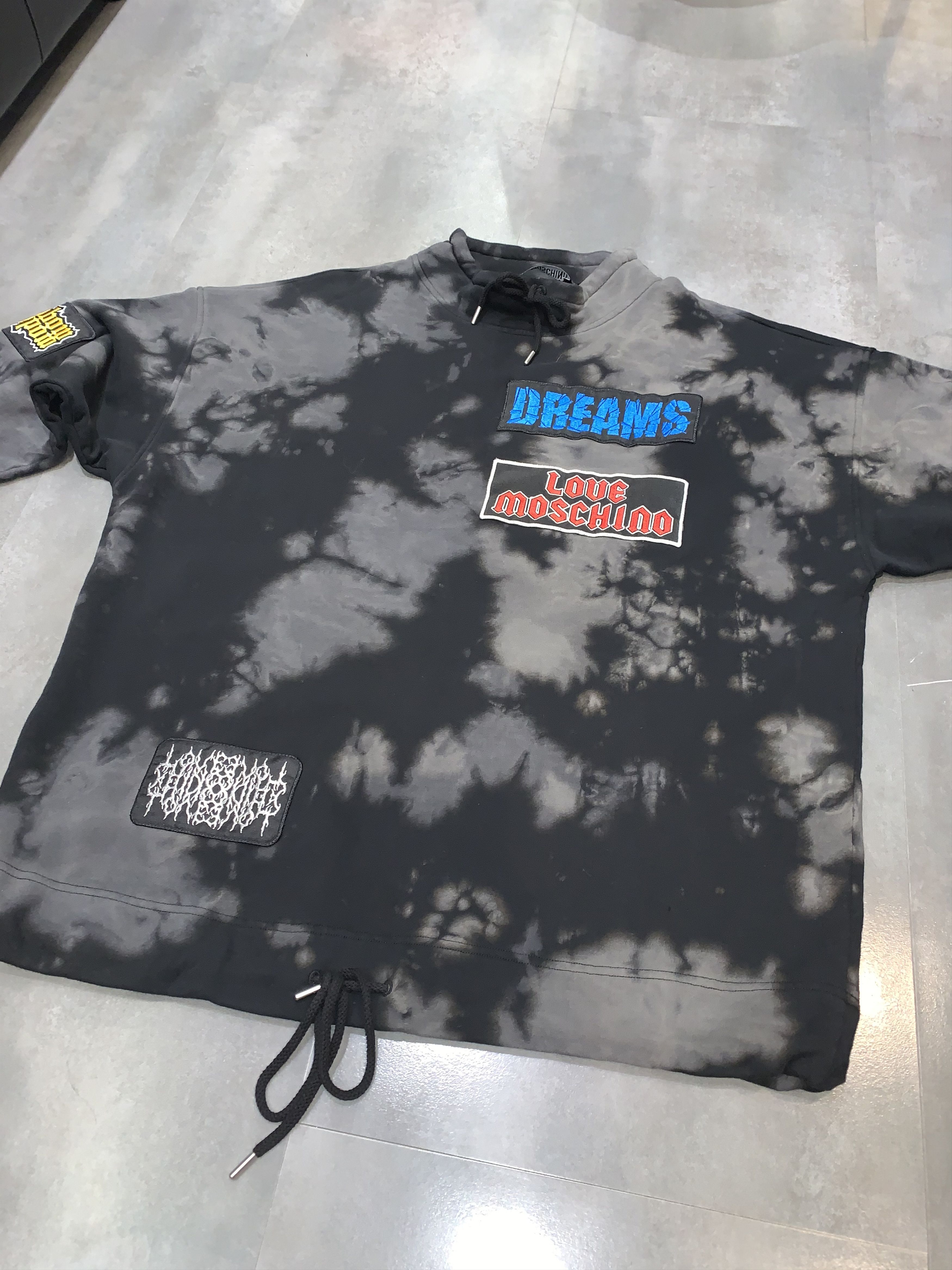 Moschino DSWT! Moschino Tie Dye Patched Turtleneck Crewneck Size US L / EU 52-54 / 3 - 10 Thumbnail