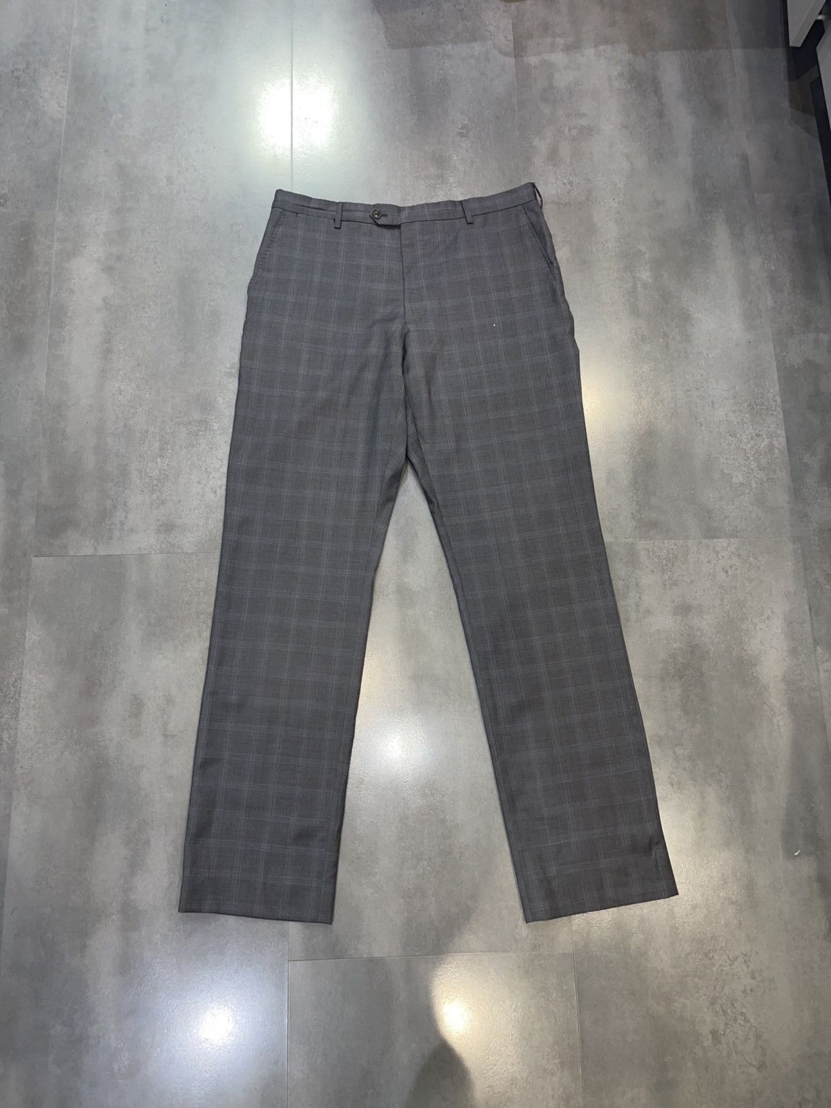 Valentino Valentino Checkered Wool Gray Casual Pants Size US 36 / EU 52 - 7 Thumbnail