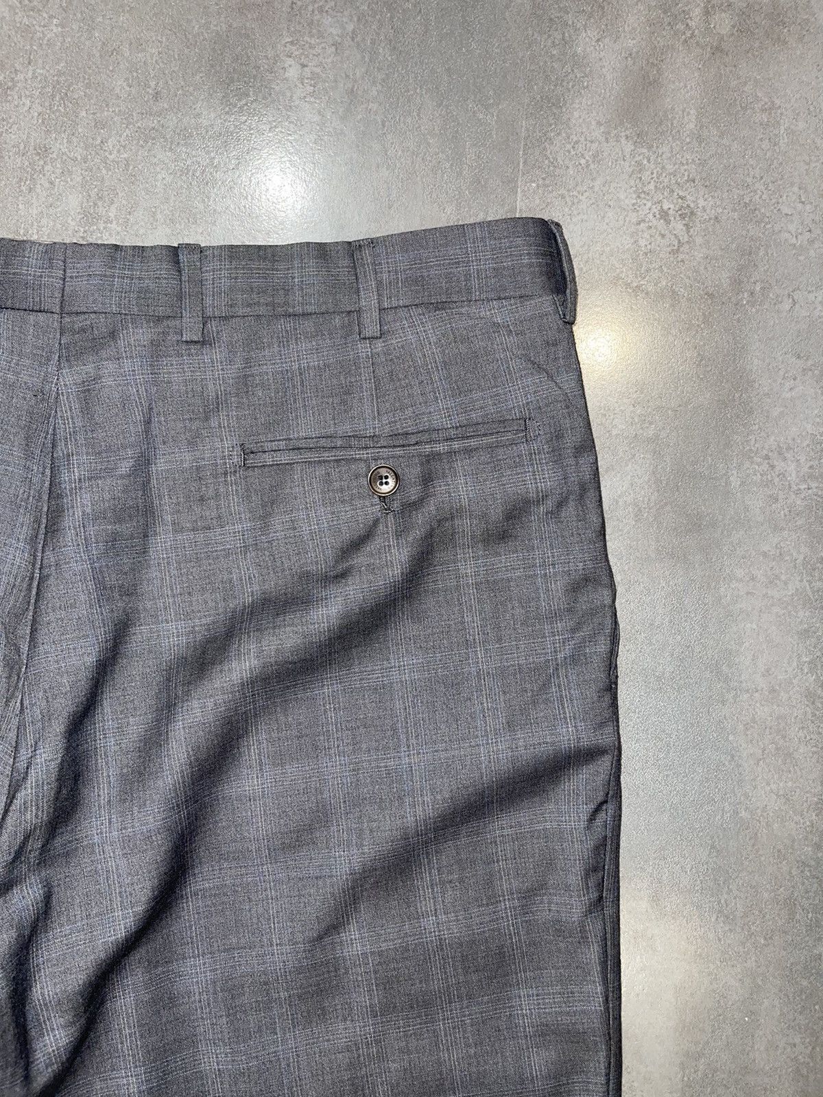 Valentino Valentino Checkered Wool Gray Casual Pants Size US 36 / EU 52 - 9 Thumbnail