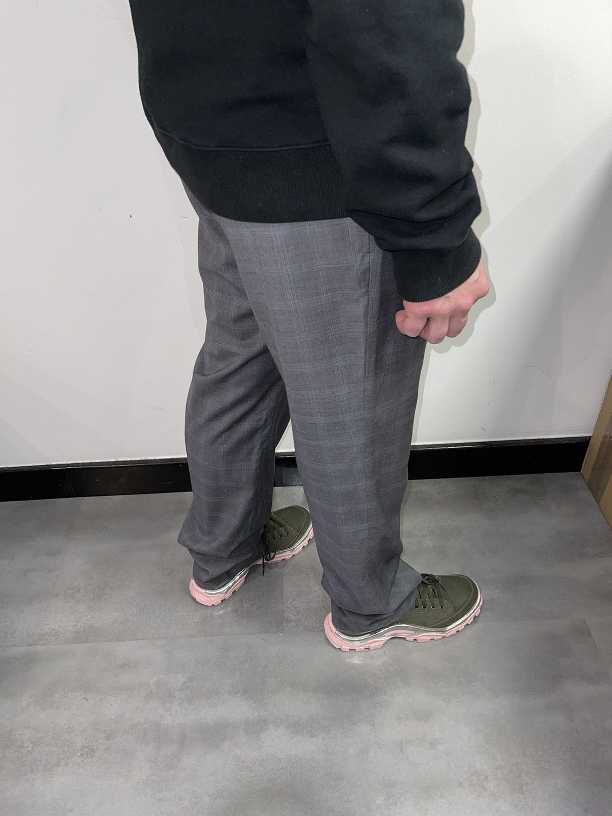 Valentino Valentino Checkered Wool Gray Casual Pants Size US 36 / EU 52 - 6 Thumbnail