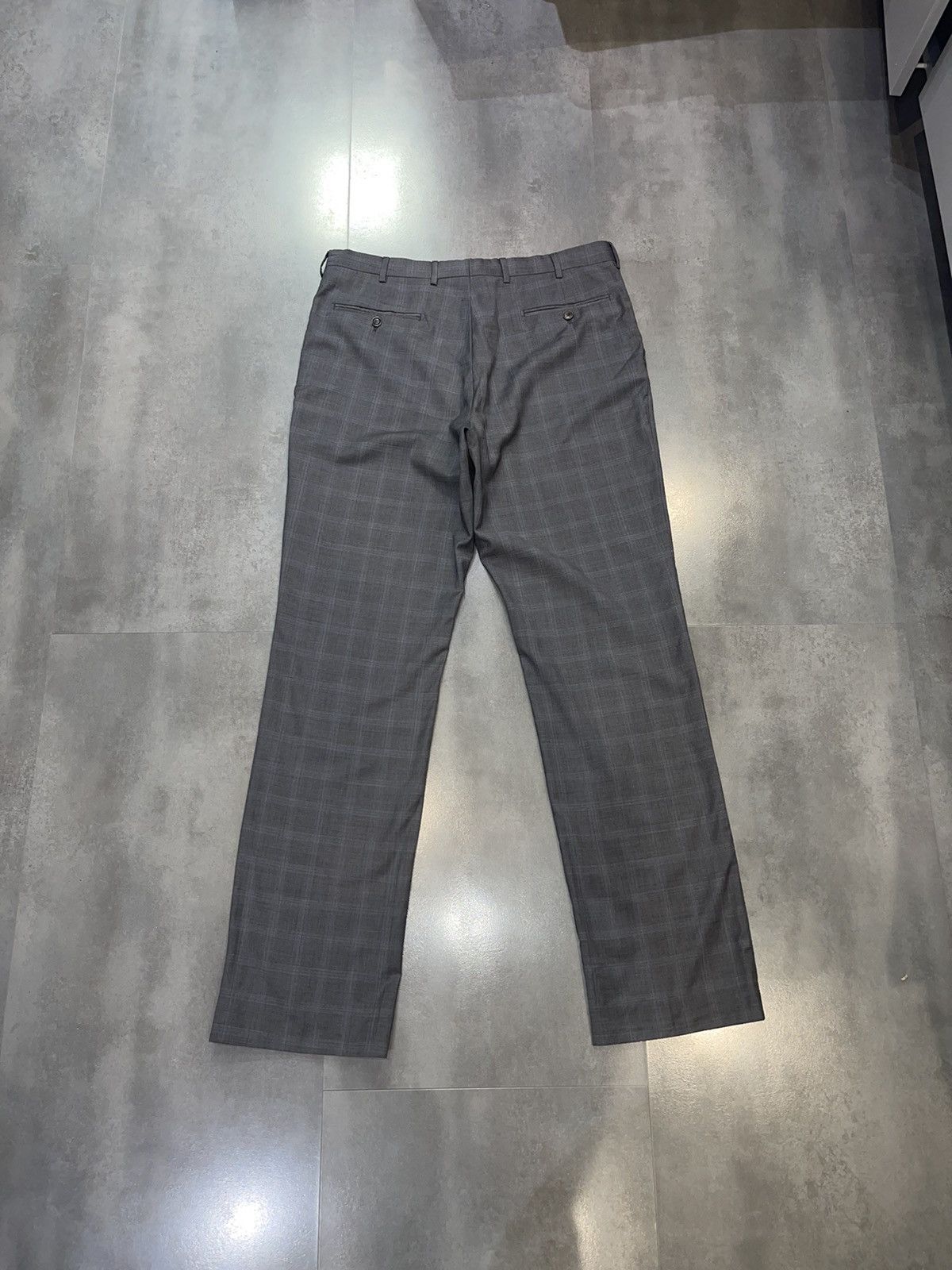 Valentino Valentino Checkered Wool Gray Casual Pants Size US 36 / EU 52 - 8 Thumbnail