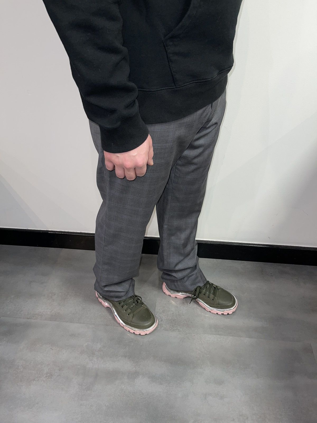 Valentino Valentino Checkered Wool Gray Casual Pants Size US 36 / EU 52 - 4 Thumbnail