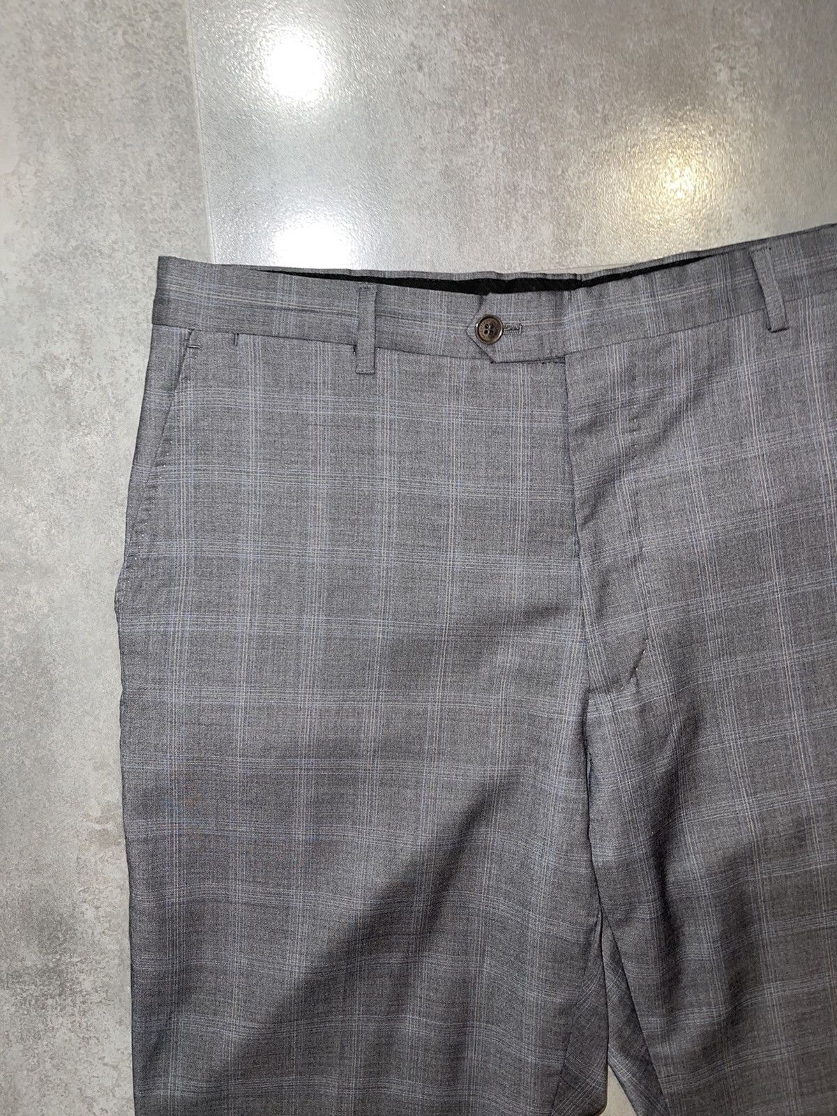 Valentino Valentino Checkered Wool Gray Casual Pants Size US 36 / EU 52 - 1 Thumbnail