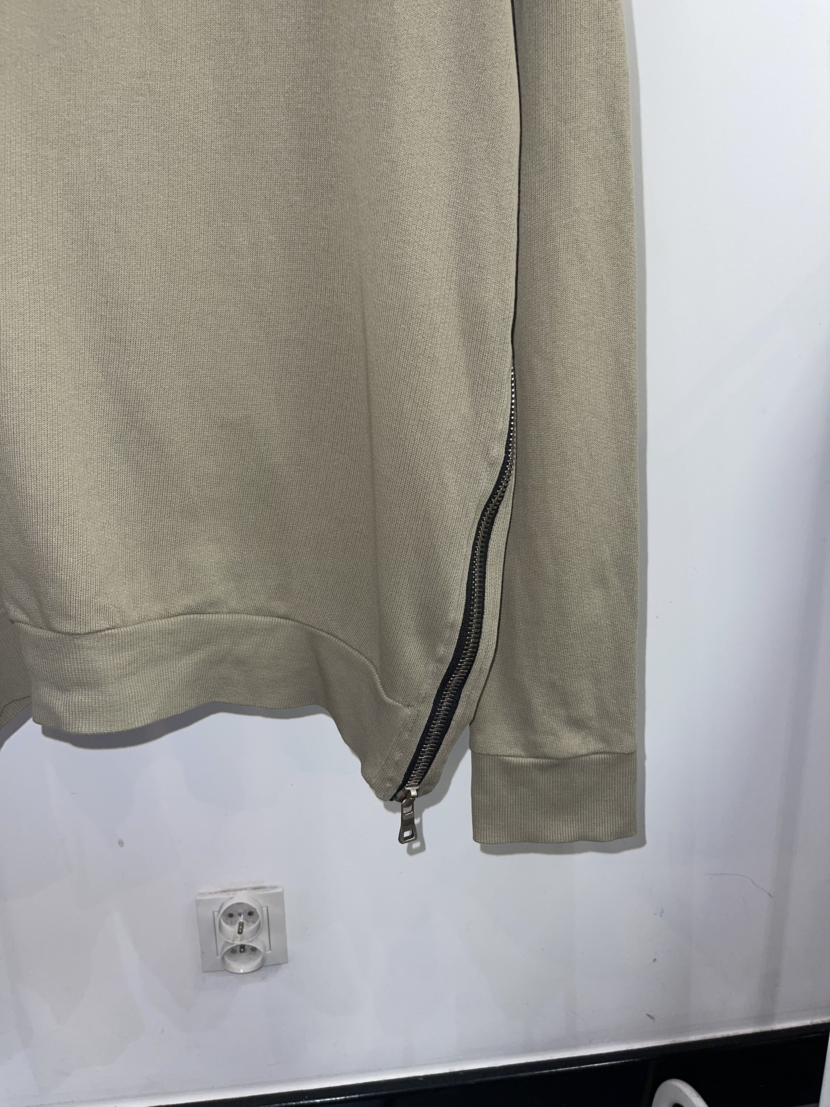 Balmain Balmain Big Logo Zipped Military Green Hoodie Size US L / EU 52-54 / 3 - 6 Thumbnail