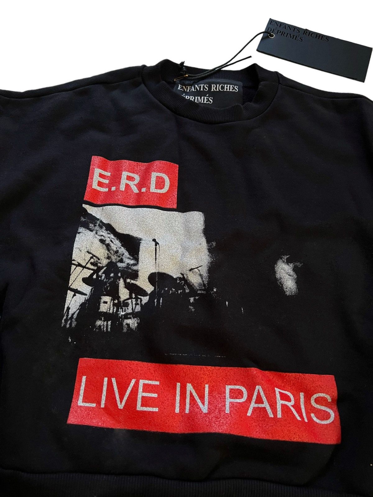 Enfants Riches Deprimes RARE Live In Paris Crewneck Size US S / EU 44-46 / 1 - 2 Thumbnail