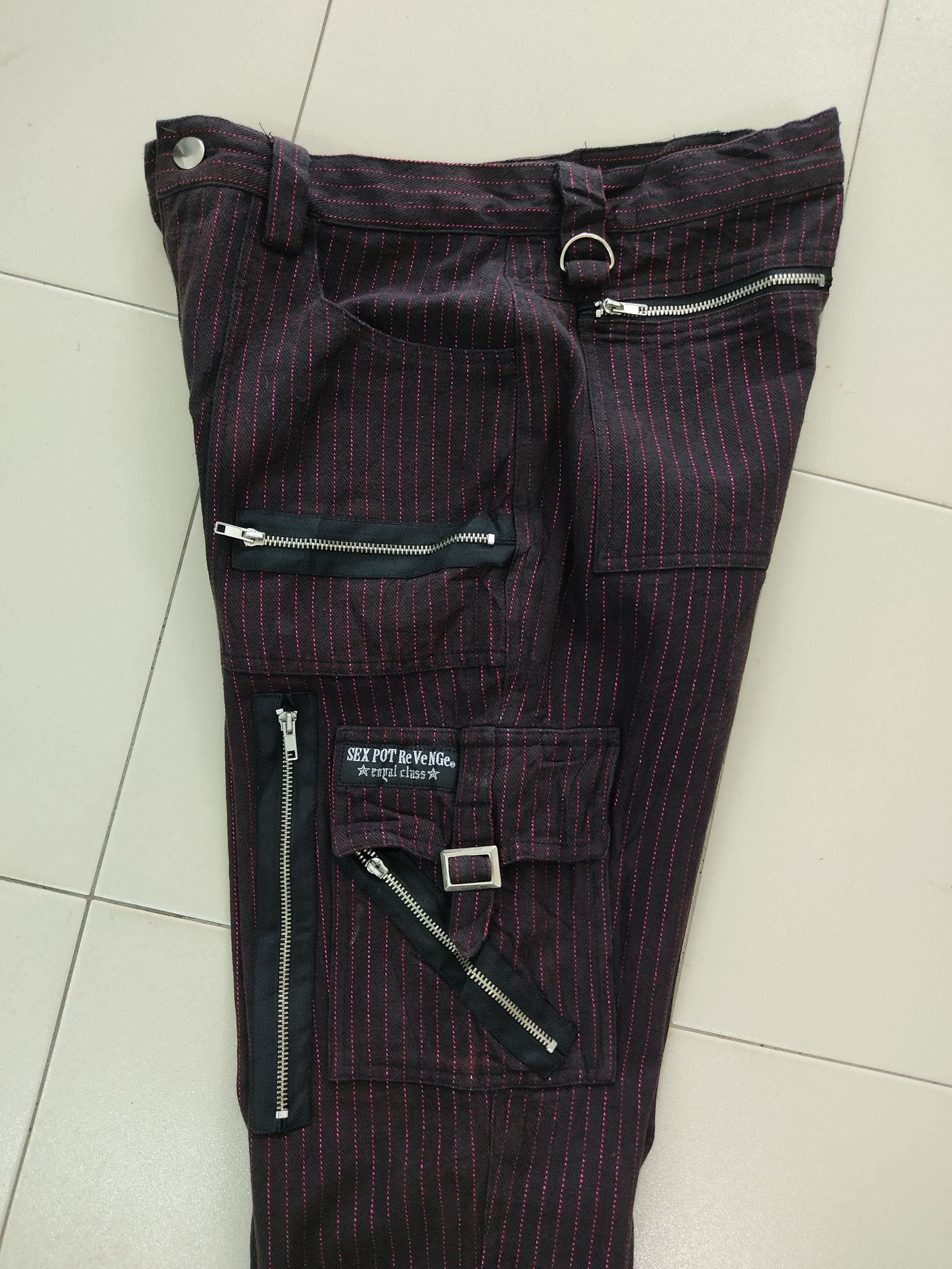 Japanese Brand Sex Pot Revenge Multipocket Utility Cargo Pant Size US 30 / EU 46 - 15 Thumbnail