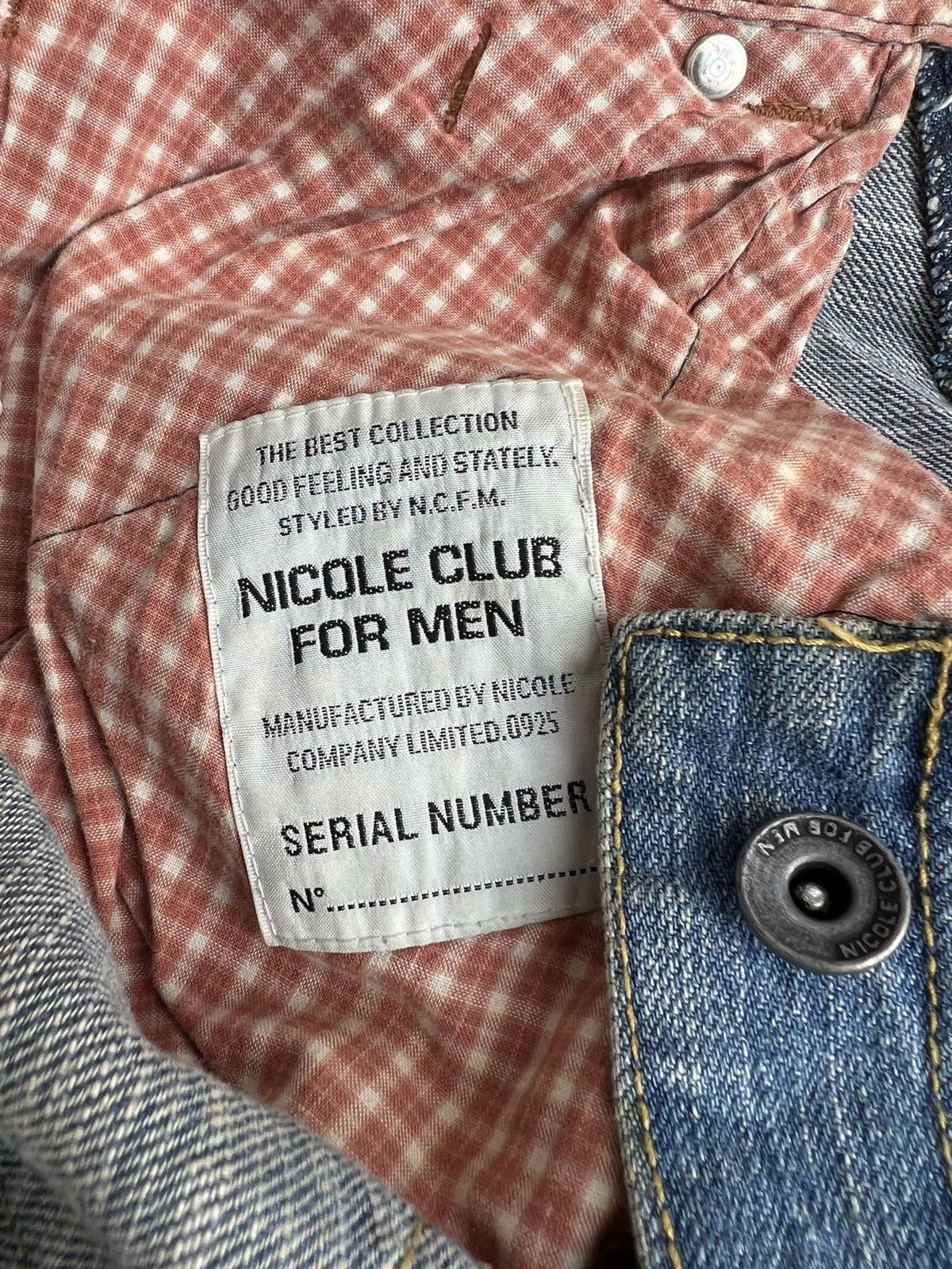 Nicole Club Vintage Nicole Club For Men Faded Dirty Denim Flare Jeans Size US 30 / EU 46 - 22 Thumbnail