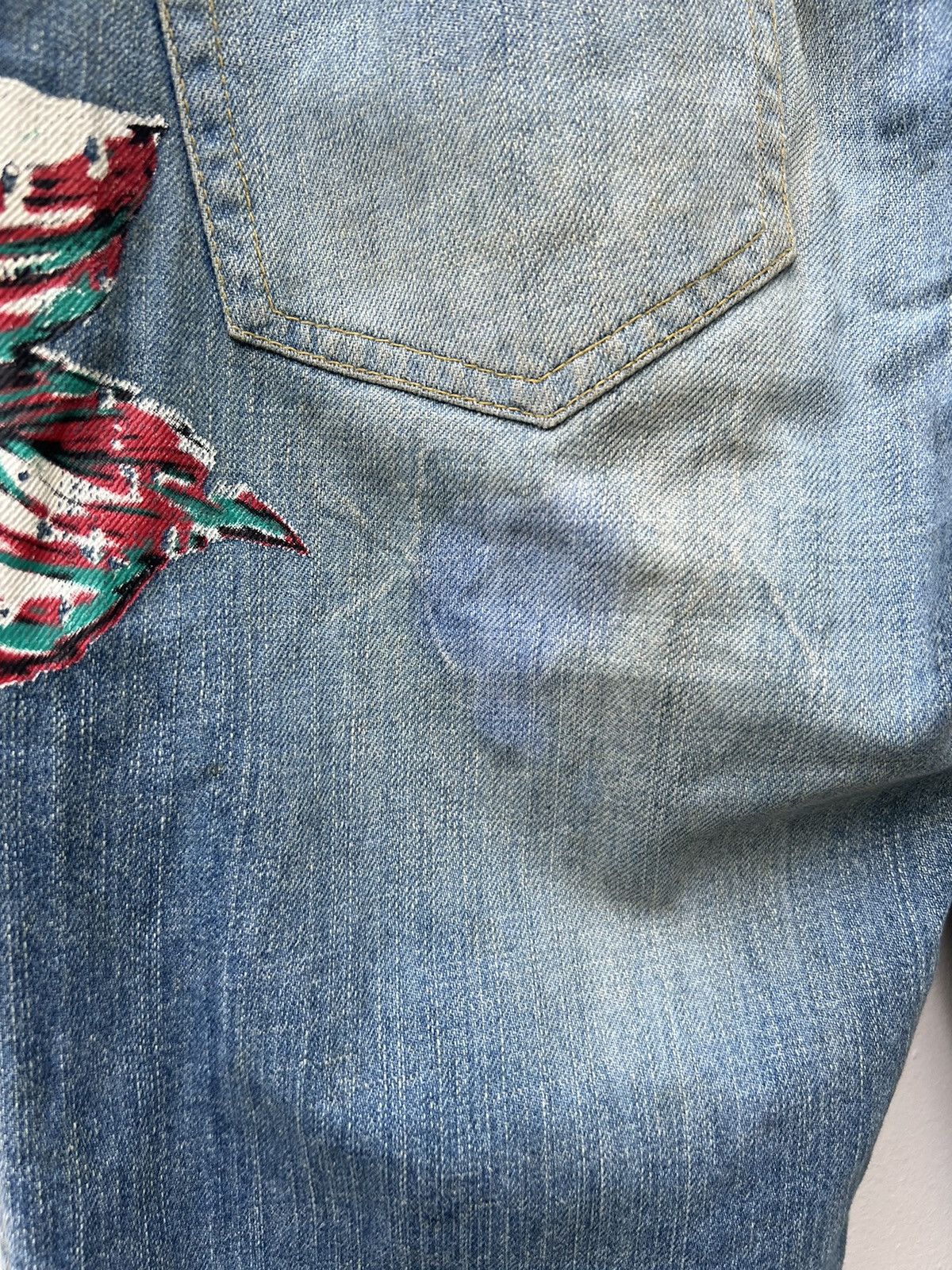 Nicole Club Vintage Nicole Club For Men Faded Dirty Denim Flare Jeans Size US 30 / EU 46 - 16 Thumbnail