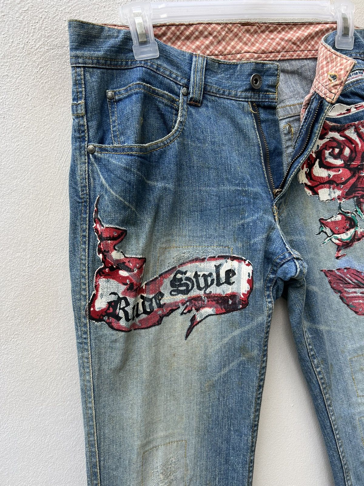 Nicole Club Vintage Nicole Club For Men Faded Dirty Denim Flare Jeans Size US 30 / EU 46 - 7 Thumbnail