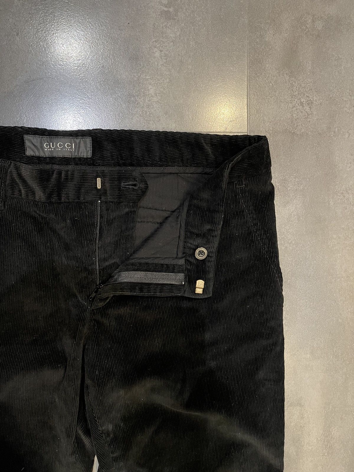 Gucci FW08 Gucci Black Corduroy Casual Pants Size US 36 / EU 52 - 10 Thumbnail