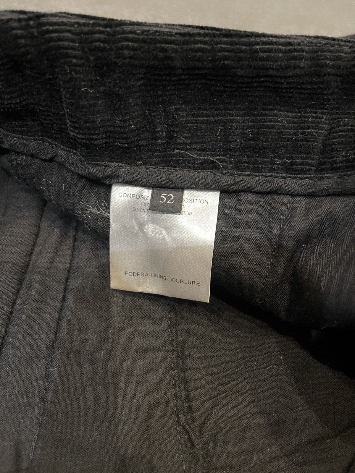 Gucci FW08 Gucci Black Corduroy Casual Pants Size US 36 / EU 52 - 12 Thumbnail